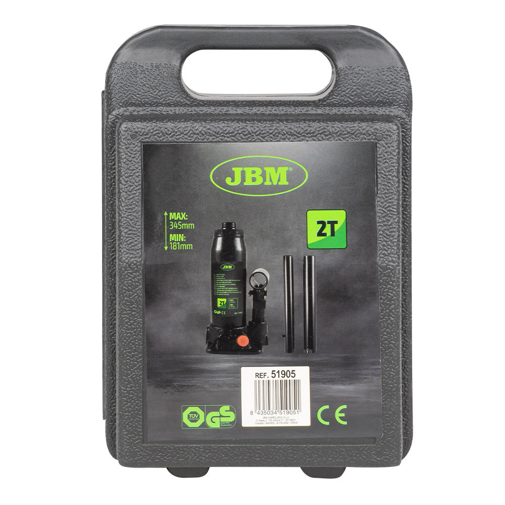 SOLLEVATORE A BOTTIGLIA DA 2 TONNELLATE CASSA PLASTICA 51905 JBM