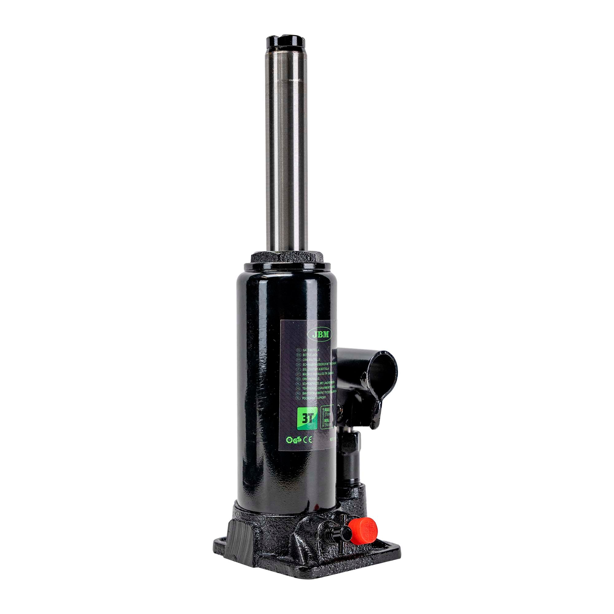 SOLLEVATORE A BOTTIGLIA DA 3 TONNELLATE CASSA PLASTICA 51906 JBM
