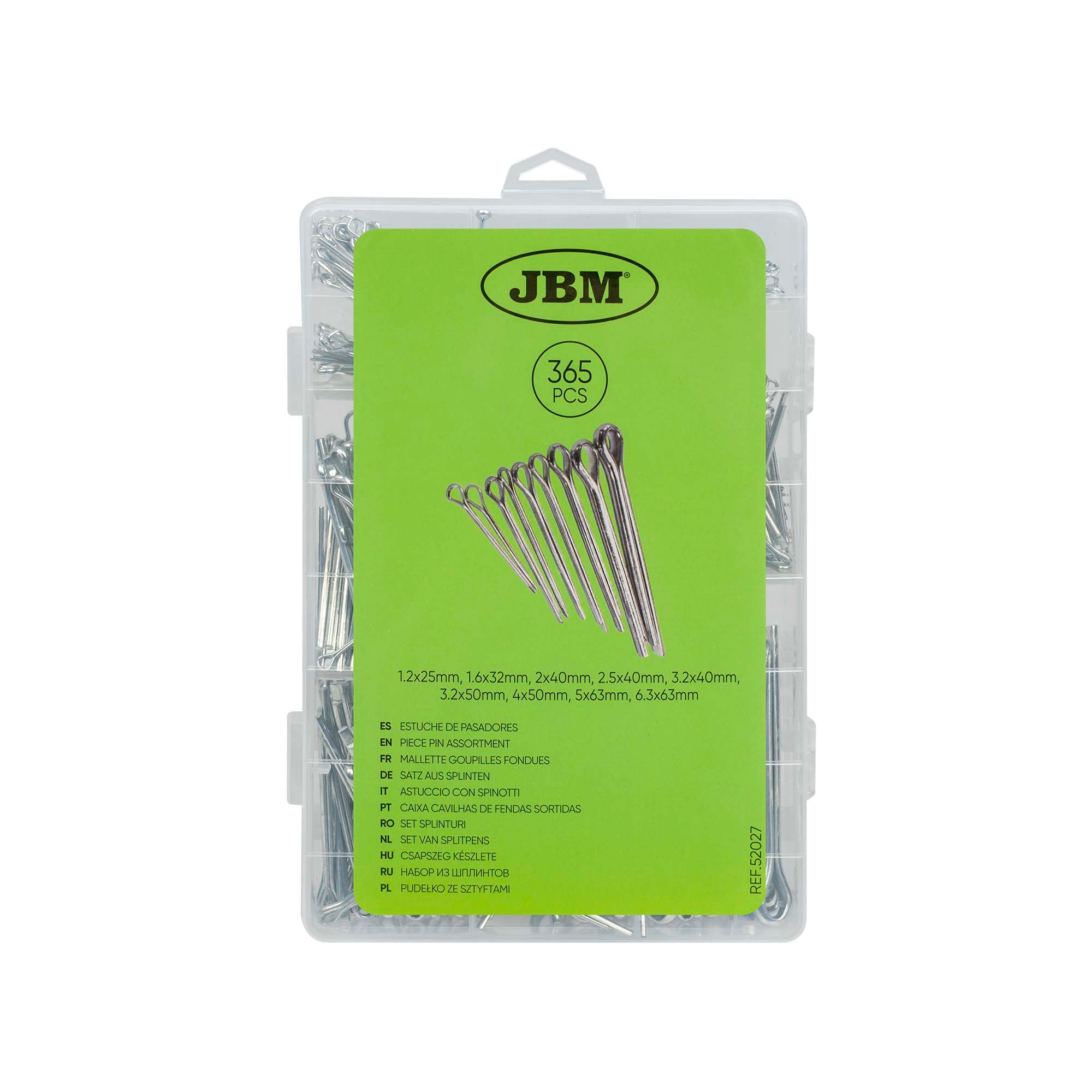 ASTUCCIO CON SPINOTTI 365 PEZZI 52027 JBM