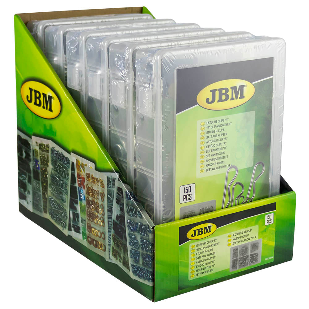 ASTUCCIO CLIP “R” 150 PEZZI 52044 JBM
