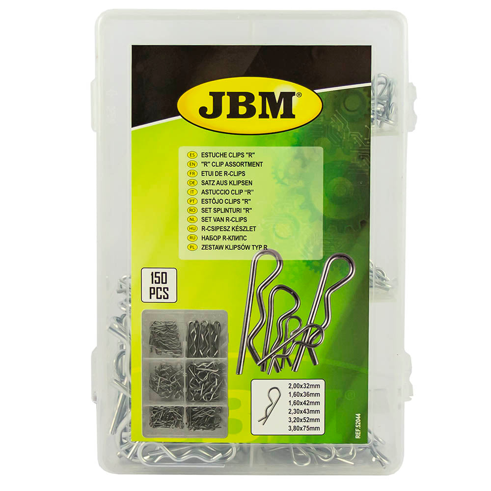 ASTUCCIO CLIP “R” 150 PEZZI 52044 JBM