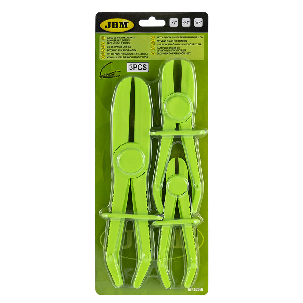 SET DI 3 PINZE PER MANICHETTA FLESSIBILE 52066 JBM