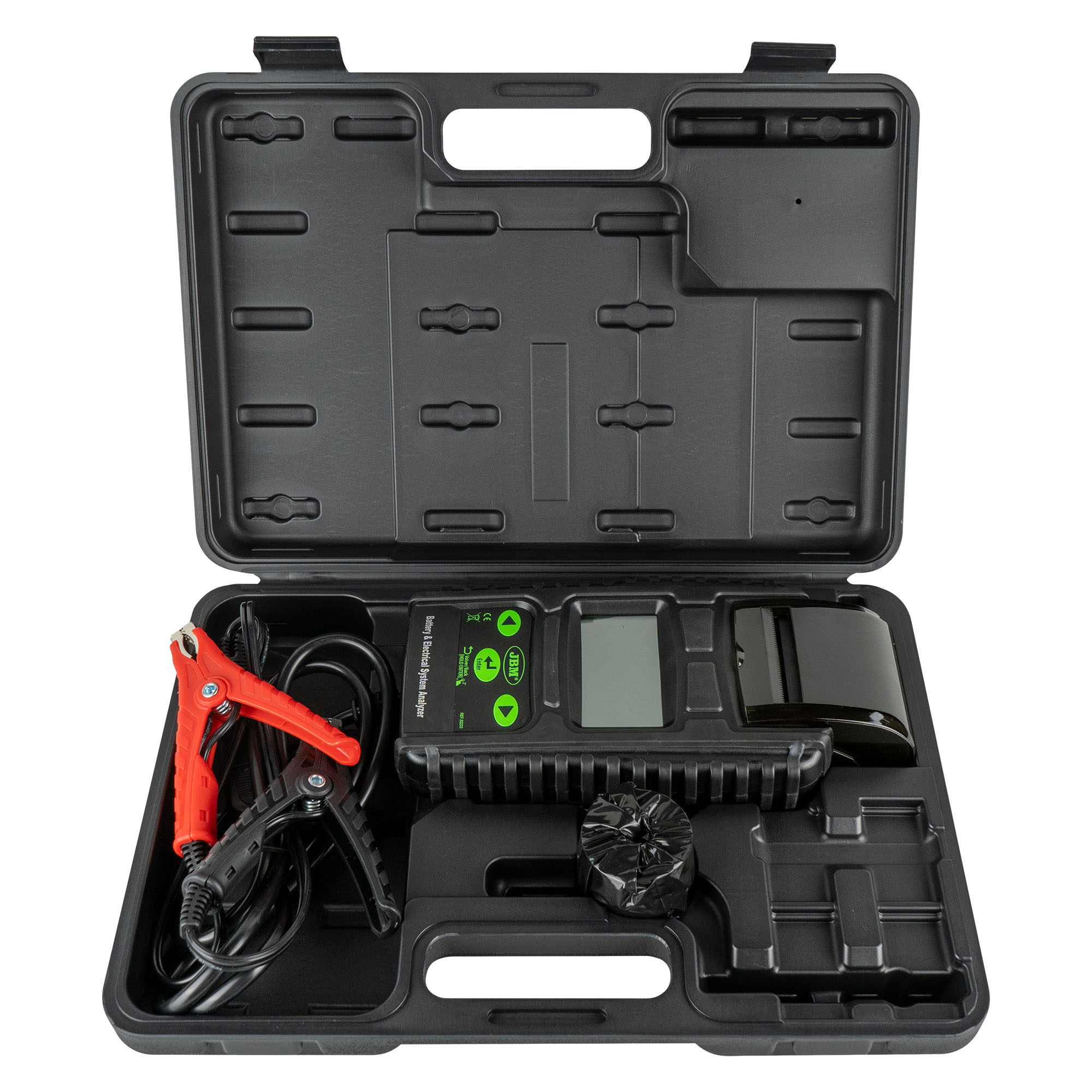 TESTER DIGITALE PER BATTERIE E ALTERNATORI CON STAMPANTE 52233 JBM