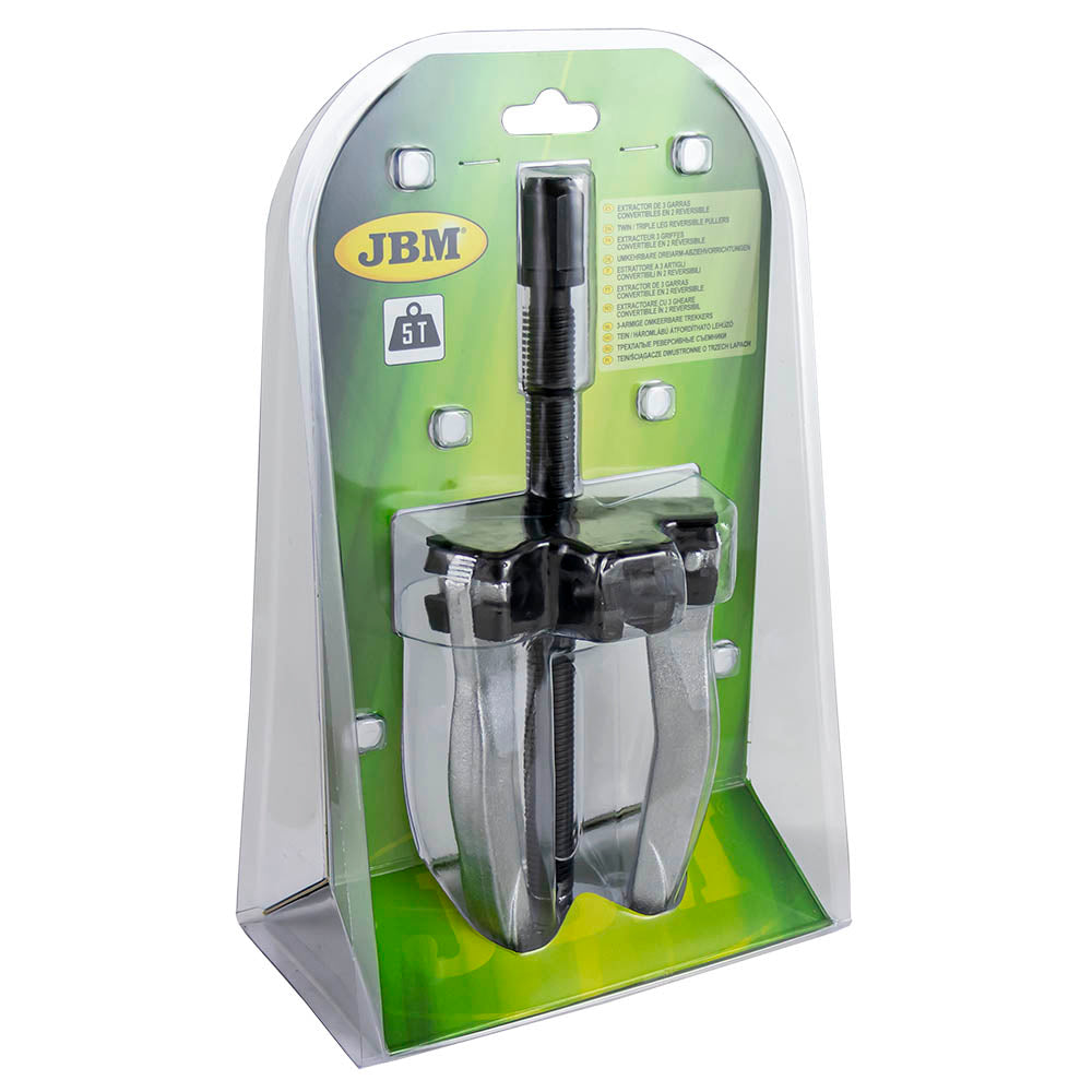 ESTRATTORE A 3 ARTIGLI CONVERTIBILI IN 2 REVERSIBILI 5T 52296 JBM