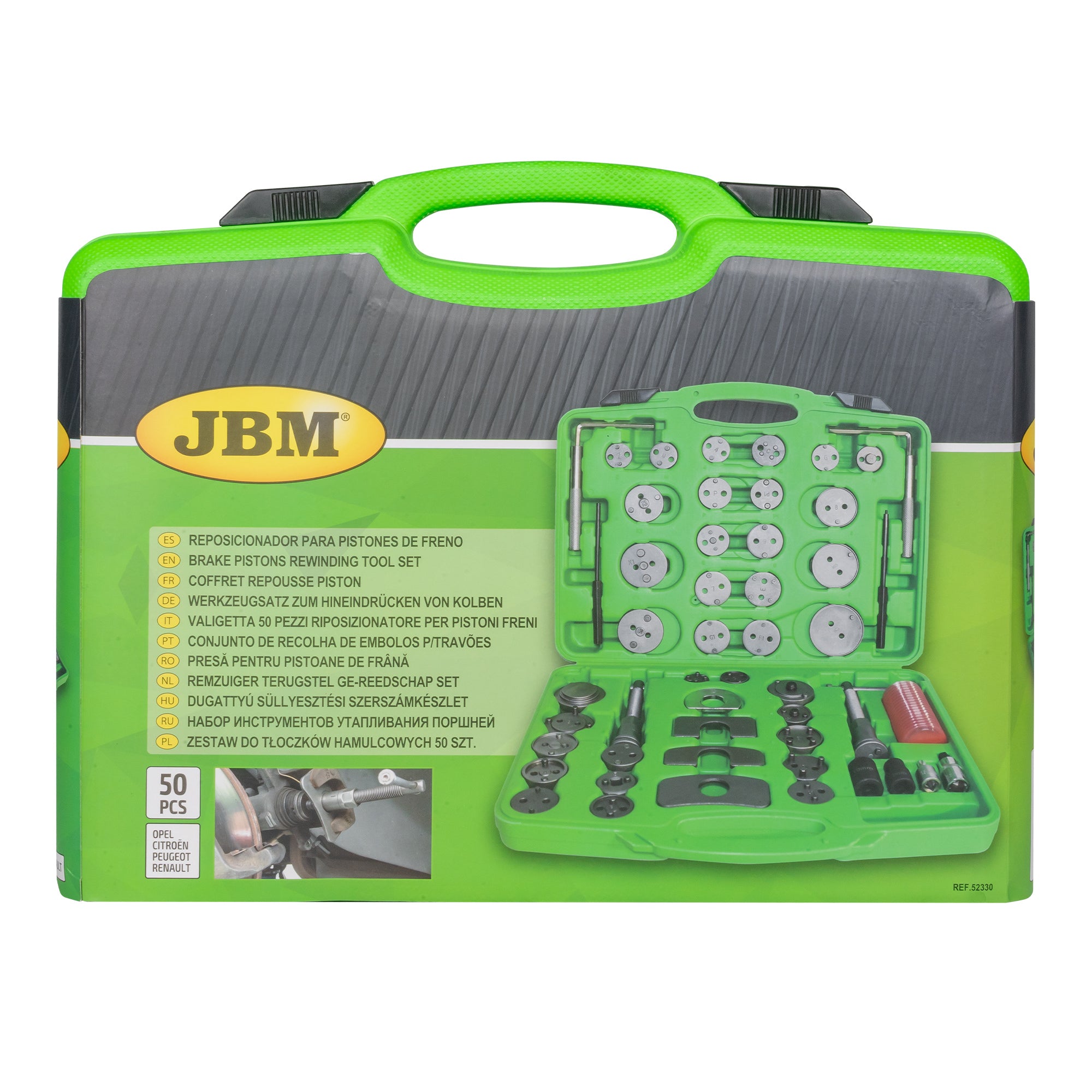 RIPOSIZIONATORE PER PISTONI FRENI 50 PEZZI 52330 JBM