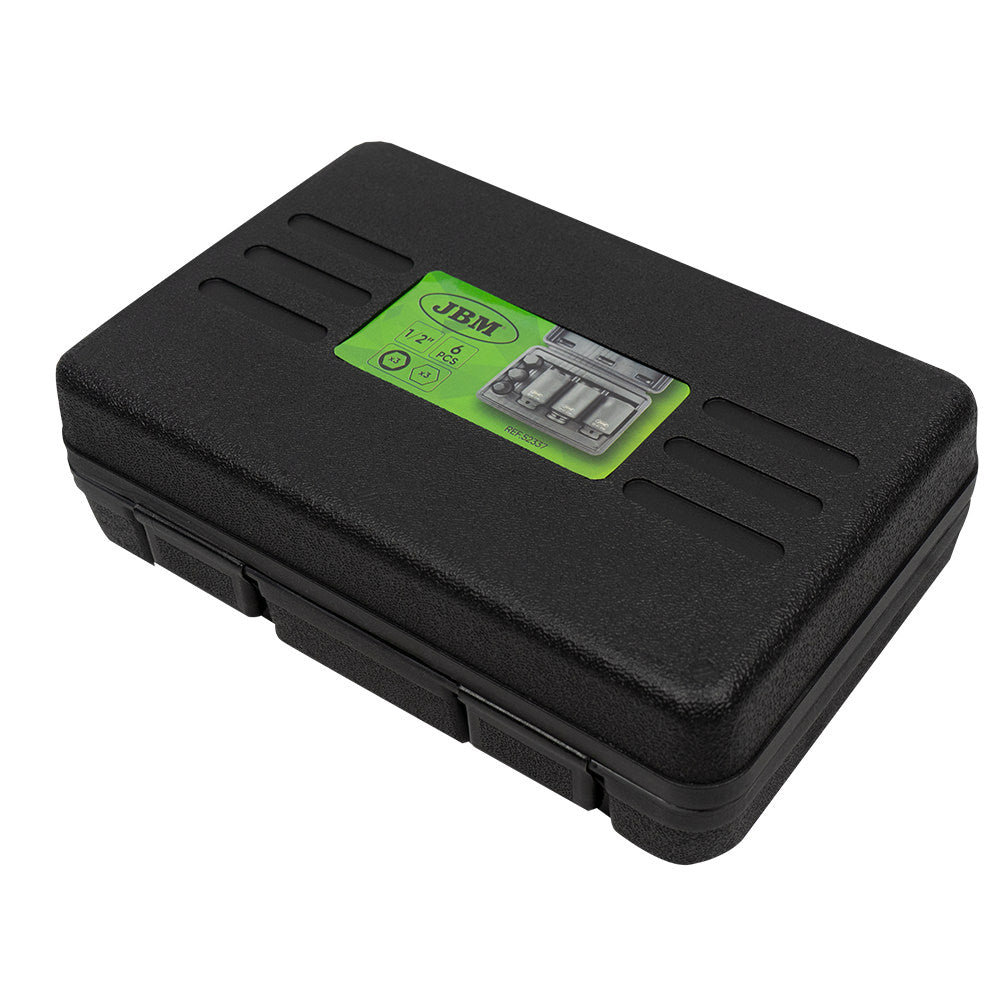 SET DI 3 BUSSOLE PNEUMATICHE 1/2” ESAGONALI 52337 JBM
