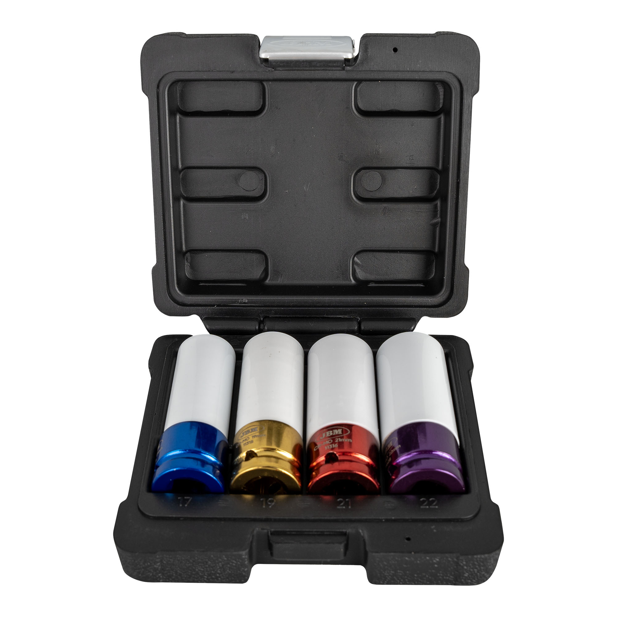 SET DI 4 BUSSOLE PNEUMATICHE DA 1/2” LUNGHE RIVESTITE 52338 JBM