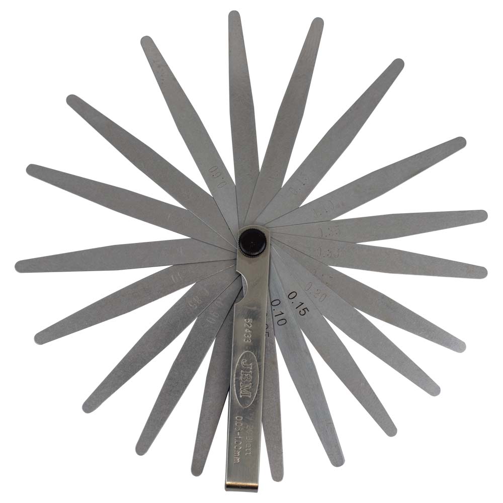 KIT 20 SPESSIMETRI, 0.05-1.0MM 52433 JBM