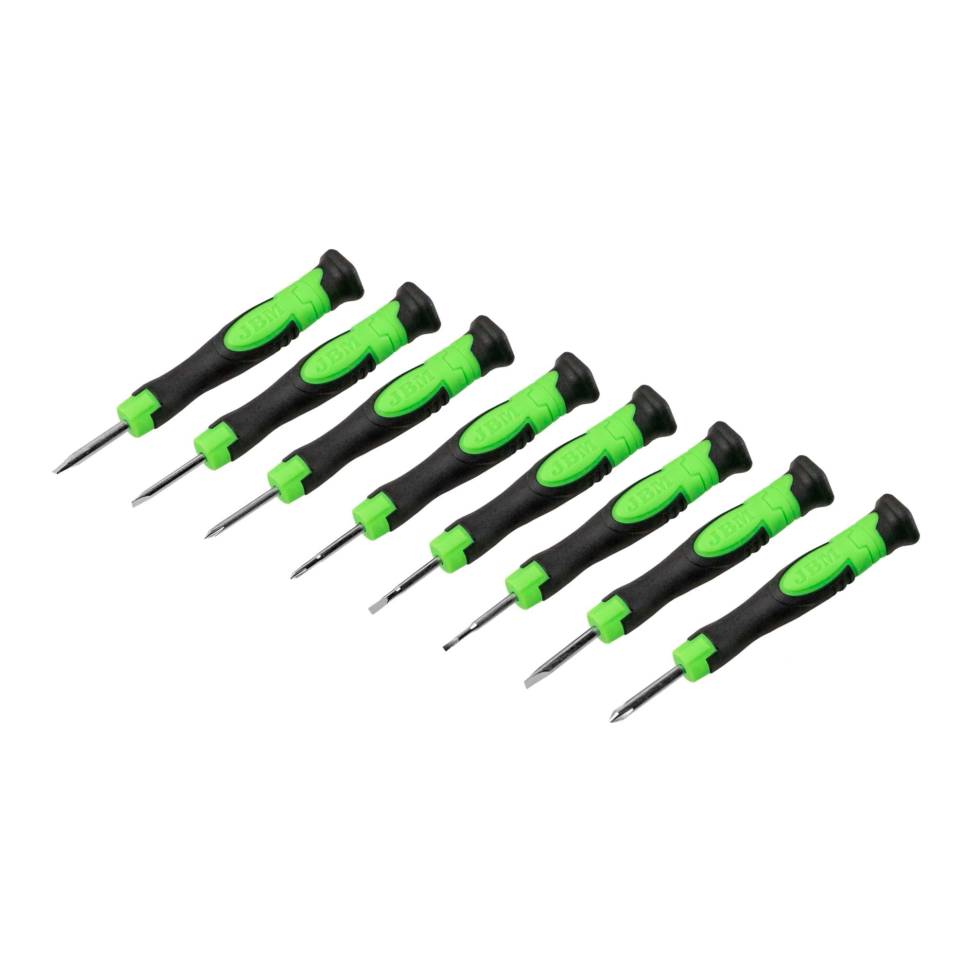SET DI 8 CACCIAVITI CORTI 52500 JBM