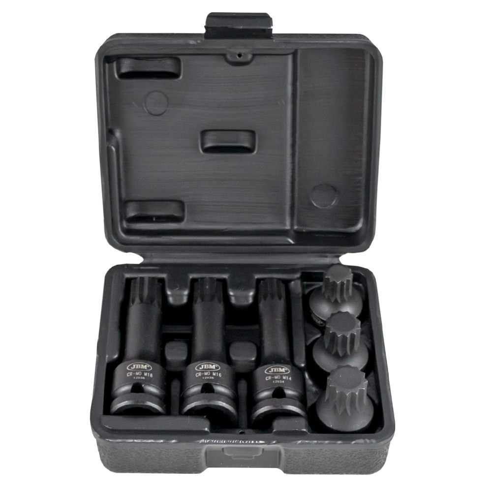 SET DI 6 BUSSOLE E PUNTE XZN PNEUMATICHE 1/2” 52546 JBM