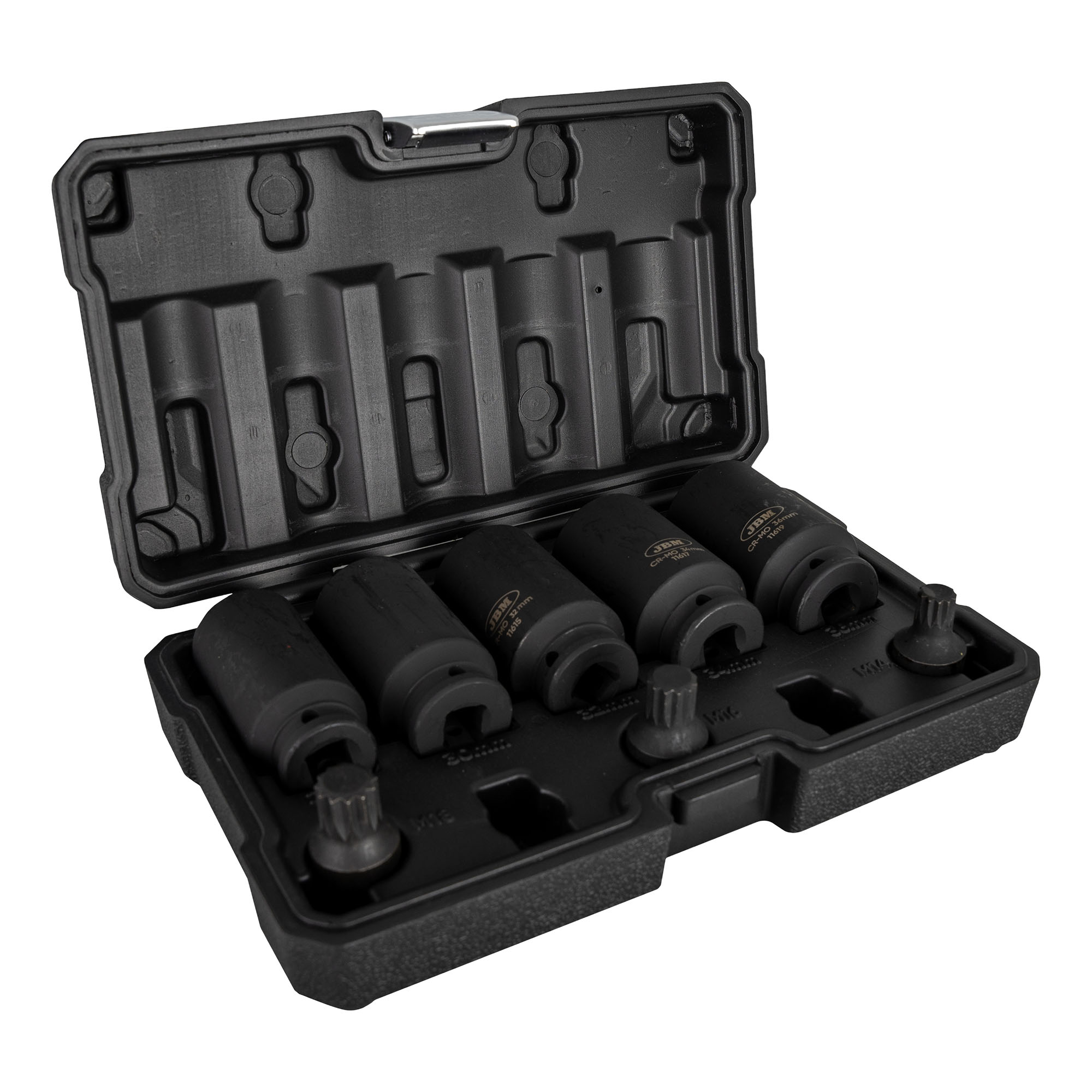 SET DI 8 BUSSOLE E PUNTE XZN PNEUMATICHE DA 1/2” 52547 JBM