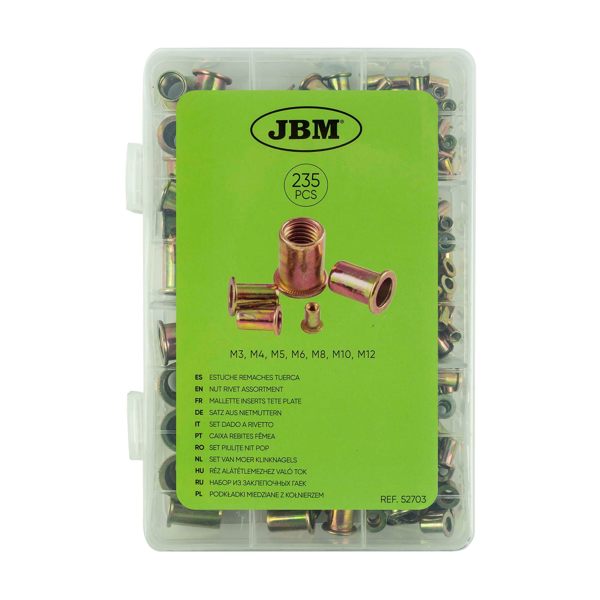 ASTUCCIO DI DADI A RIVETTO 52703 JBM