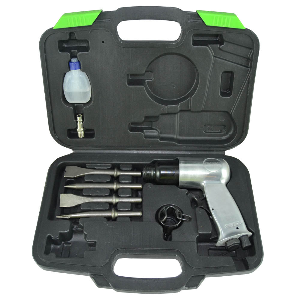 VALIGETTA DA 9 PEZZI CON MARTELLO PNEUMATICO DA 1/2" 52718 JBM