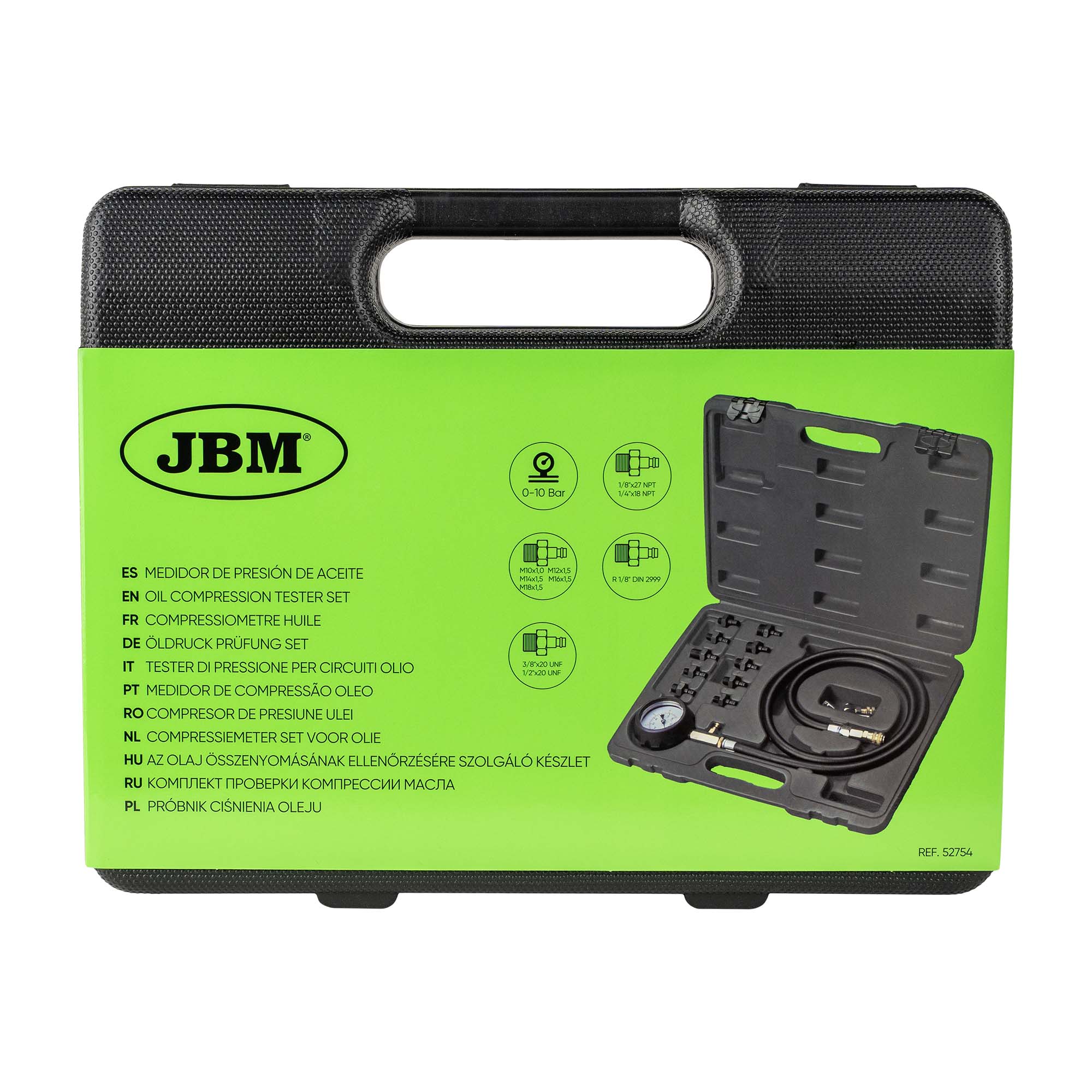 TESTER DI PRESSIONE PER CIRCUITI OLIO 52754 JBM