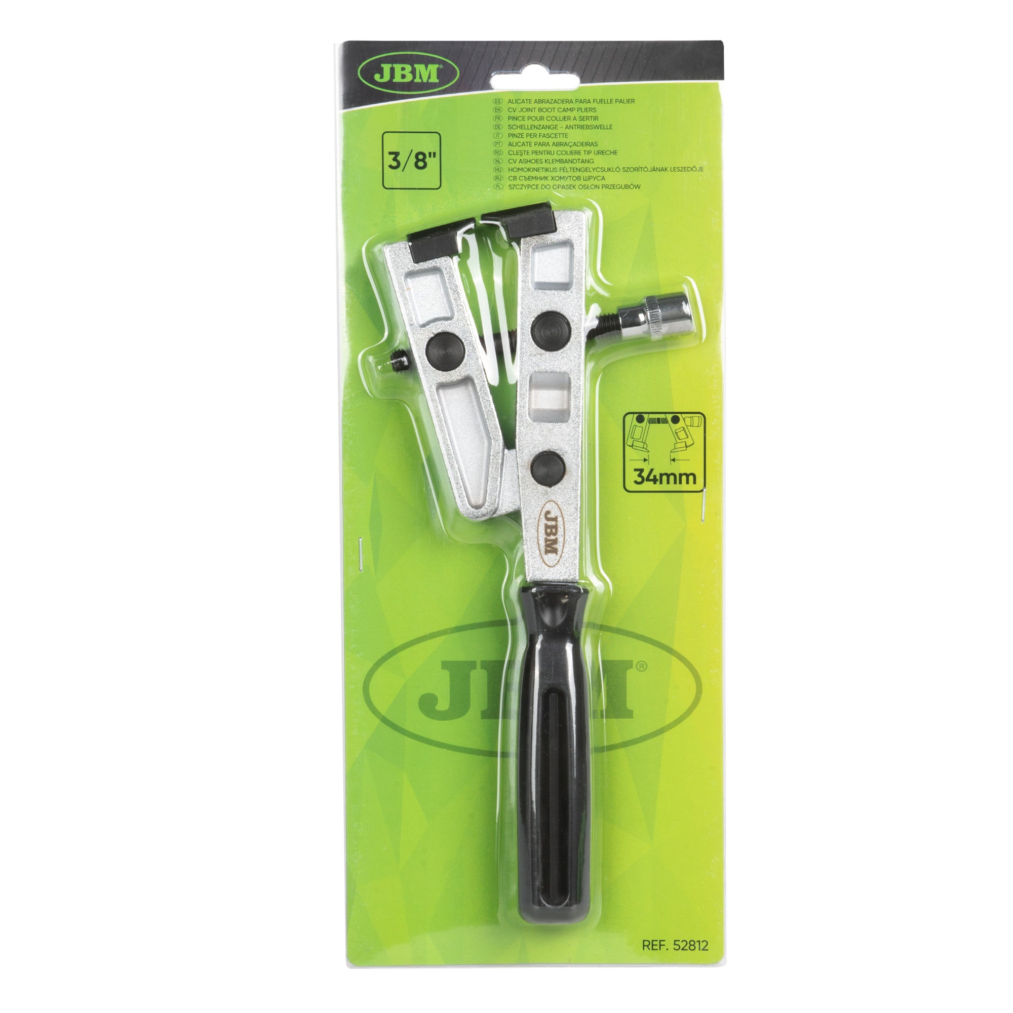 PINZA MORSETTO PER MANICOTTO ALBERO 52812 JBM