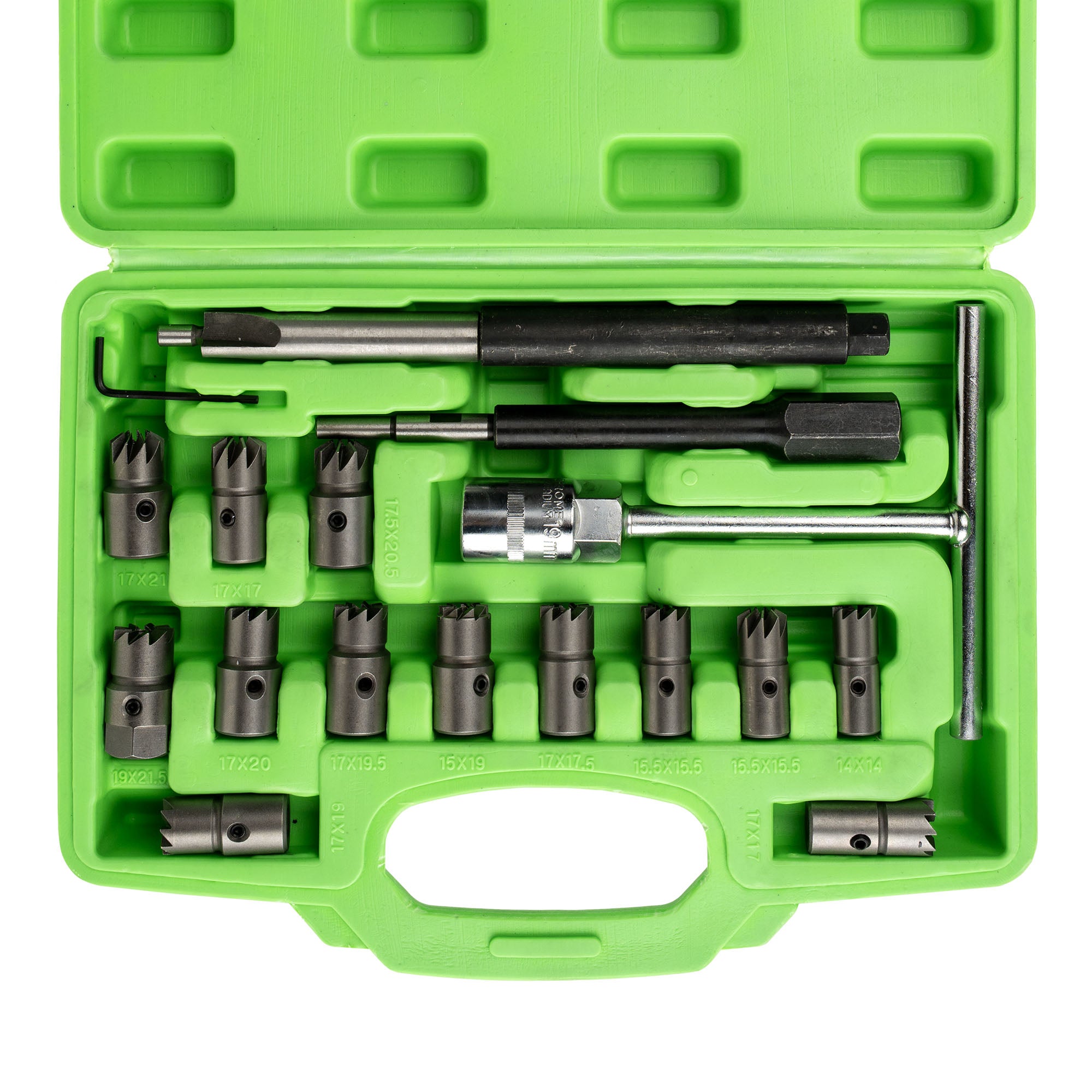 SET DI SMERIGLIATORE PER SEDI INIETTORI 17 PZ 52813 JBM