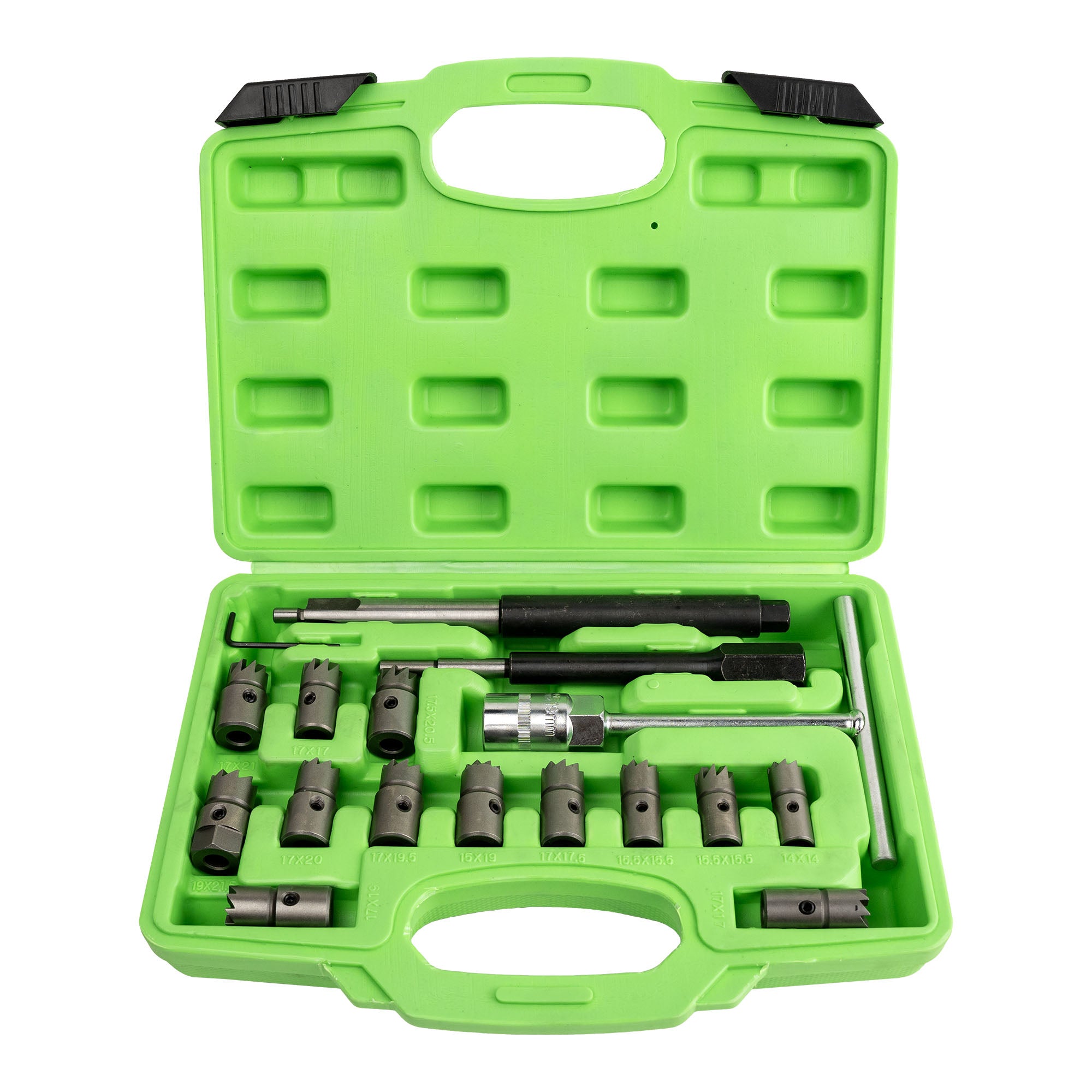 SET DI SMERIGLIATORE PER SEDI INIETTORI 17 PZ 52813 JBM