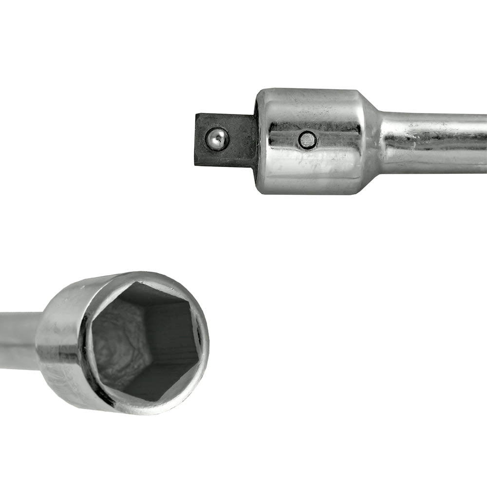 CHIAVE A CROCE PER DADI RUOTA CON ADATTATORE RIMOVIBILE 1/2" 52881 JBM