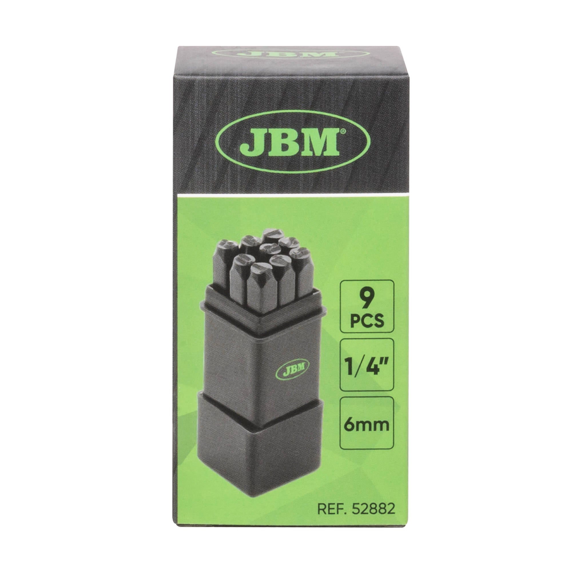 PUNZONI NUMERI 6MM 52882 JBM