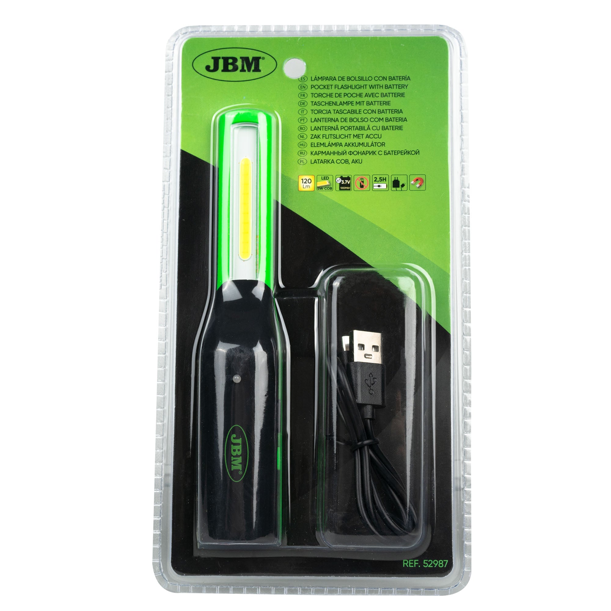LAMPADA LED TASCABILE - 120LM 52987 JBM