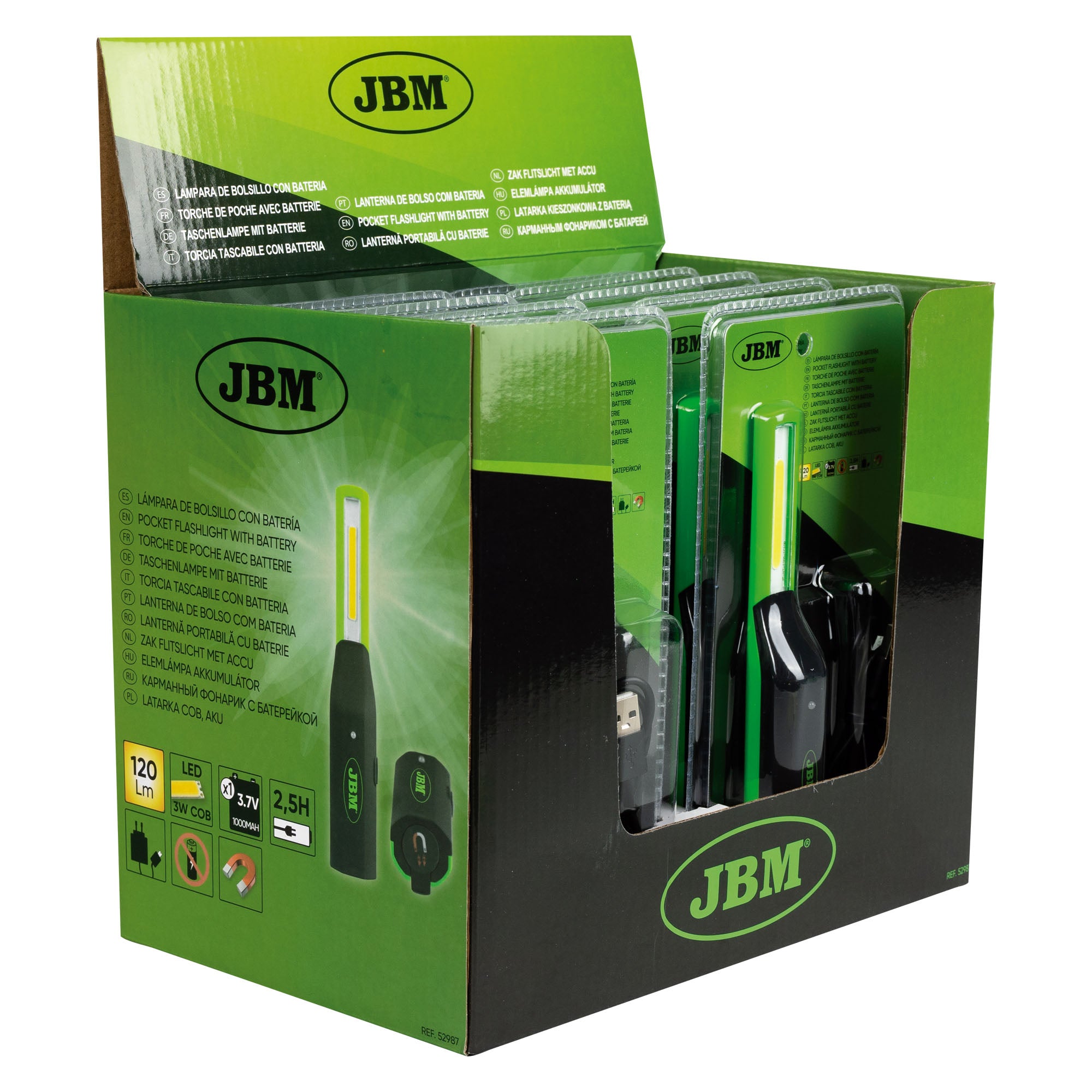 LAMPADA LED TASCABILE - 120LM 52987 JBM