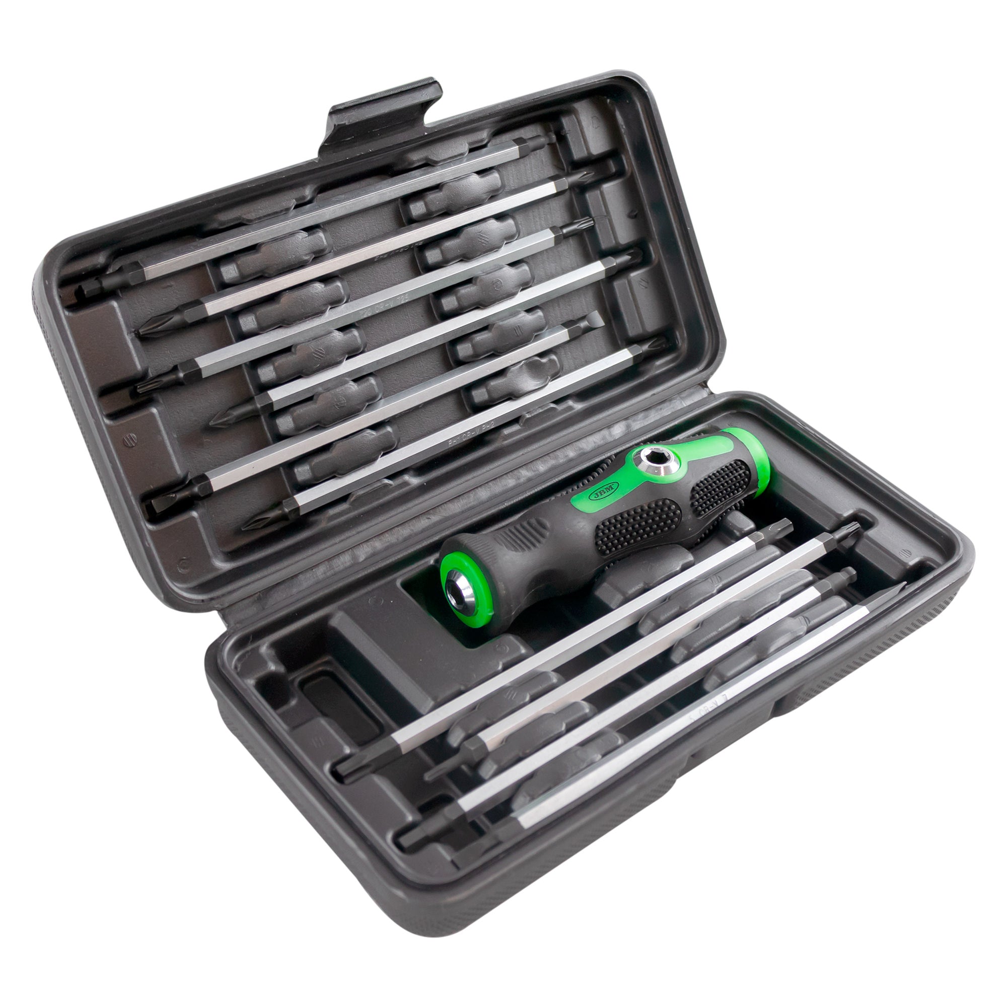 SET DI CACCIAVITI 20 IN 1 CON MANICO E PUNTE DOPPIE INTERCAMBIABILI 53010 JBM