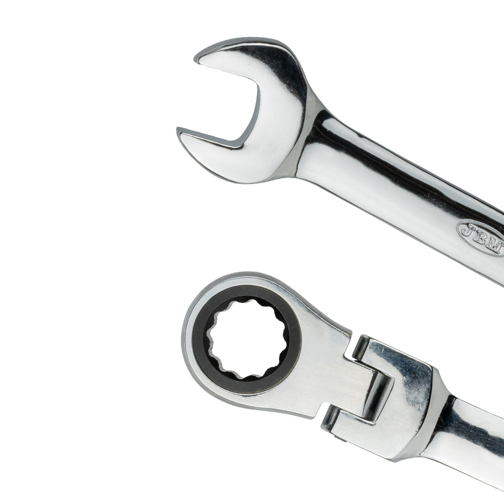 SET DI 7 CHIAVI COMBINATE ARTICOLATE CON CRICCHETTO 53017 JBM