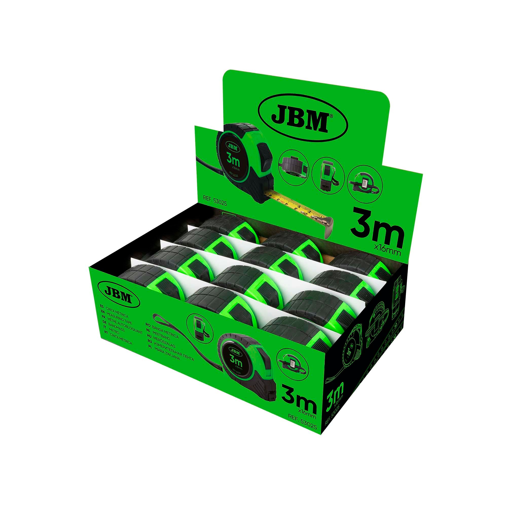 METRO 3M X 16MM 53025 JBM