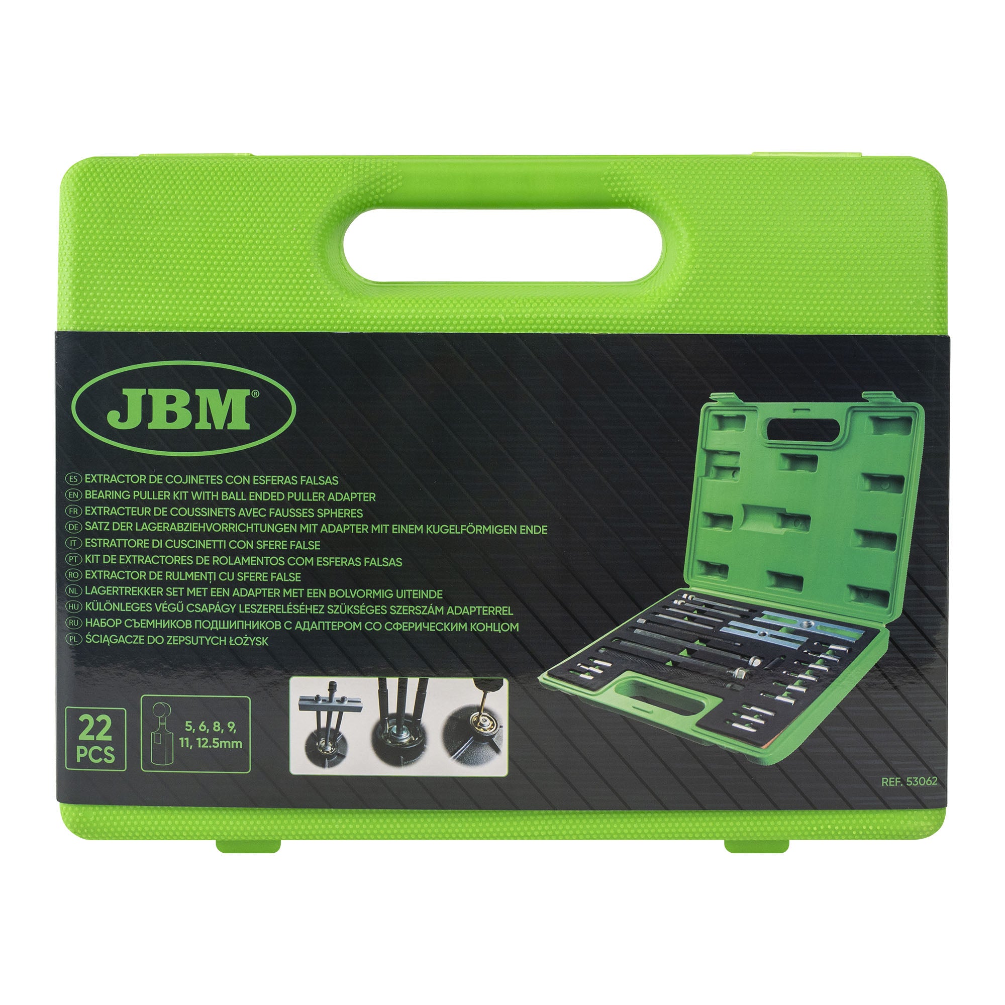 ESTRATTORE DI CUSCINETTI CON SFERE FALSE 53062 JBM