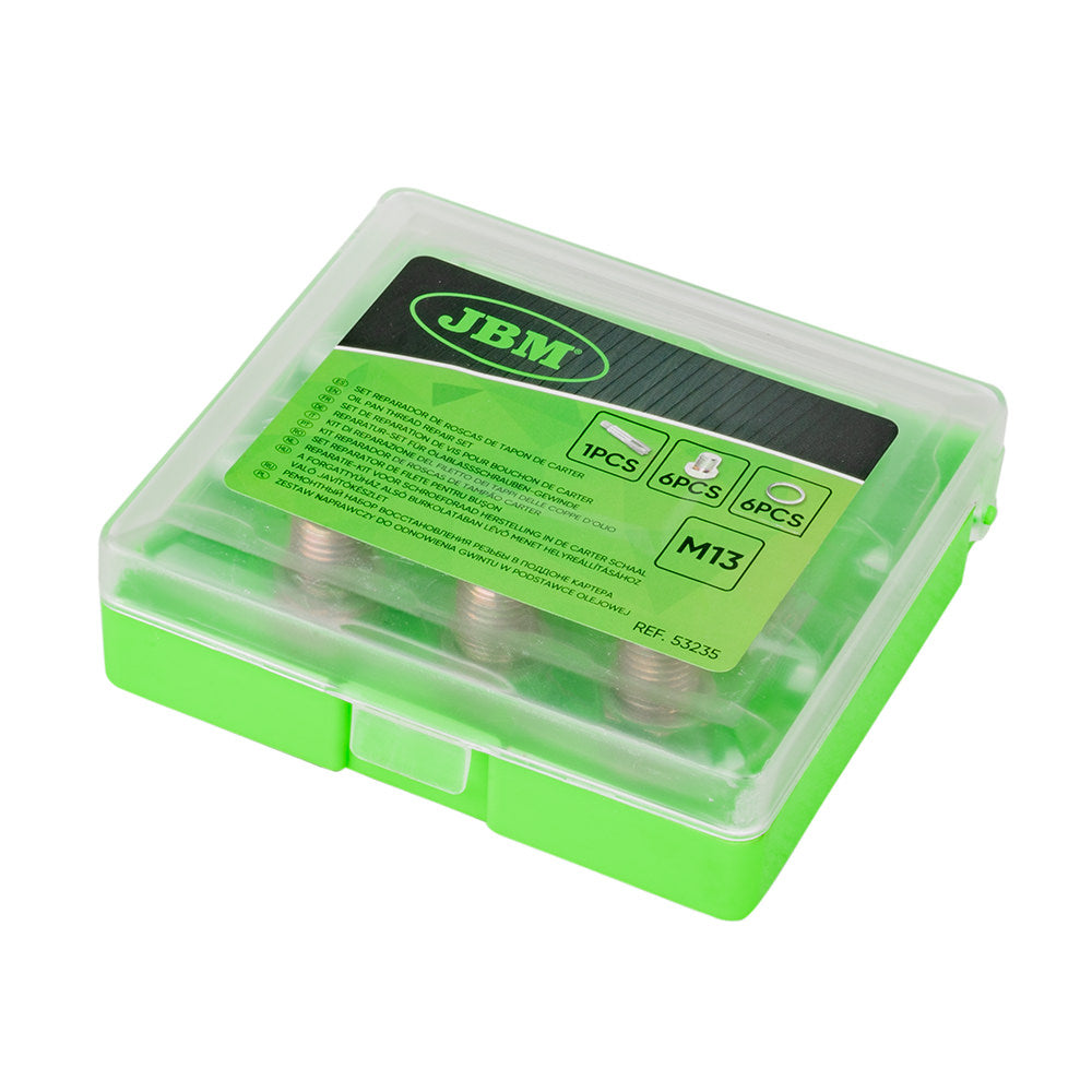SET DI REPARAZIONE DEL FILETTO DEI TAPPI DELLE COPPE D’OLIO (M-13) 53235 JBM