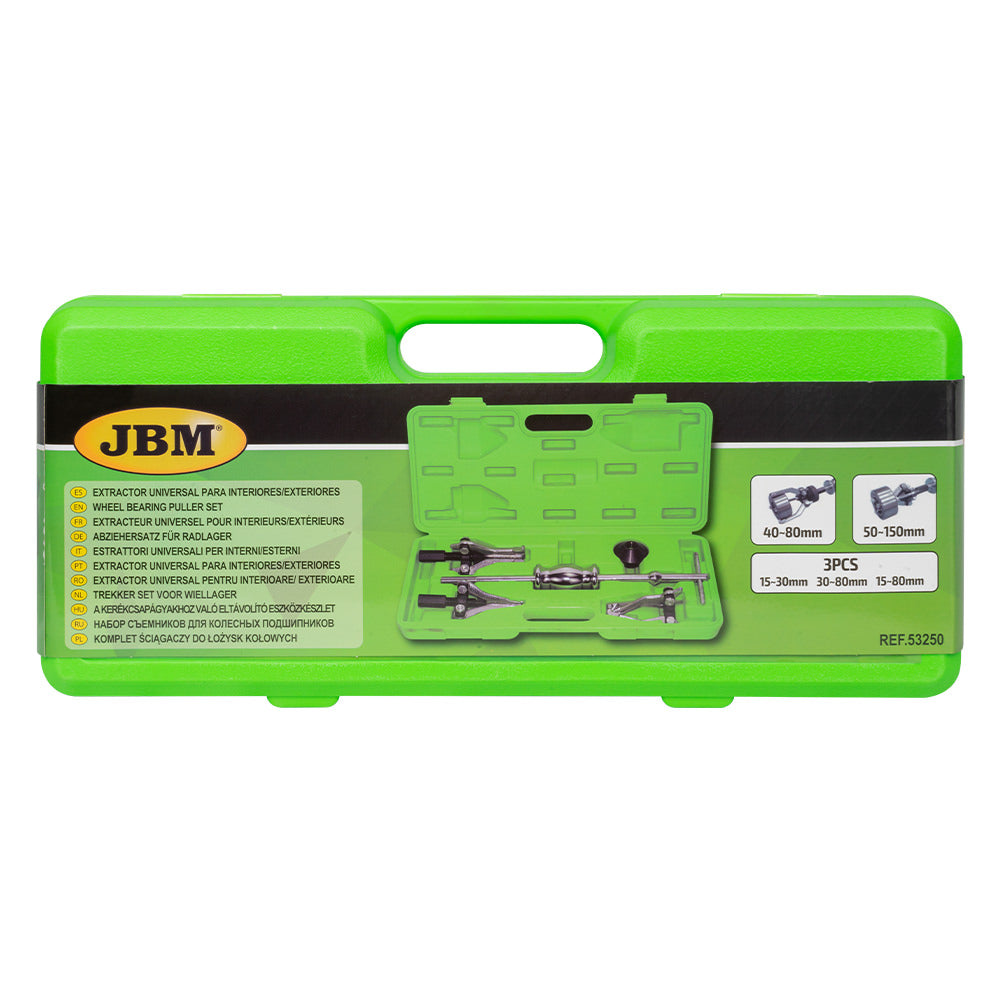 SET DI ESTRATTORI PER CUSCINETTI INTERNI ED ESTERNI 53250 JBM