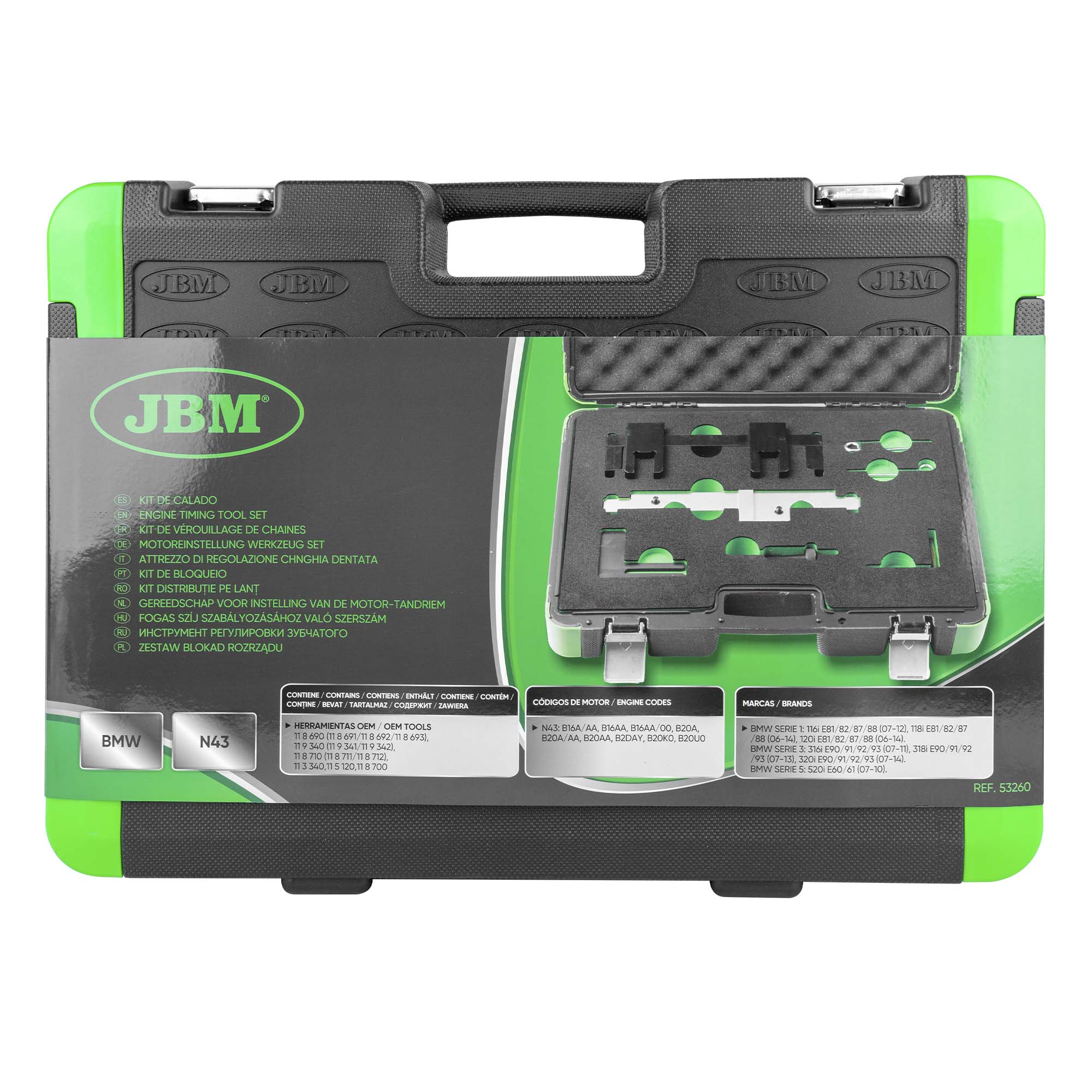 KIT DI MESSA IN FASE BMW N43 1.6, 2.0 CATENA 53260 JBM