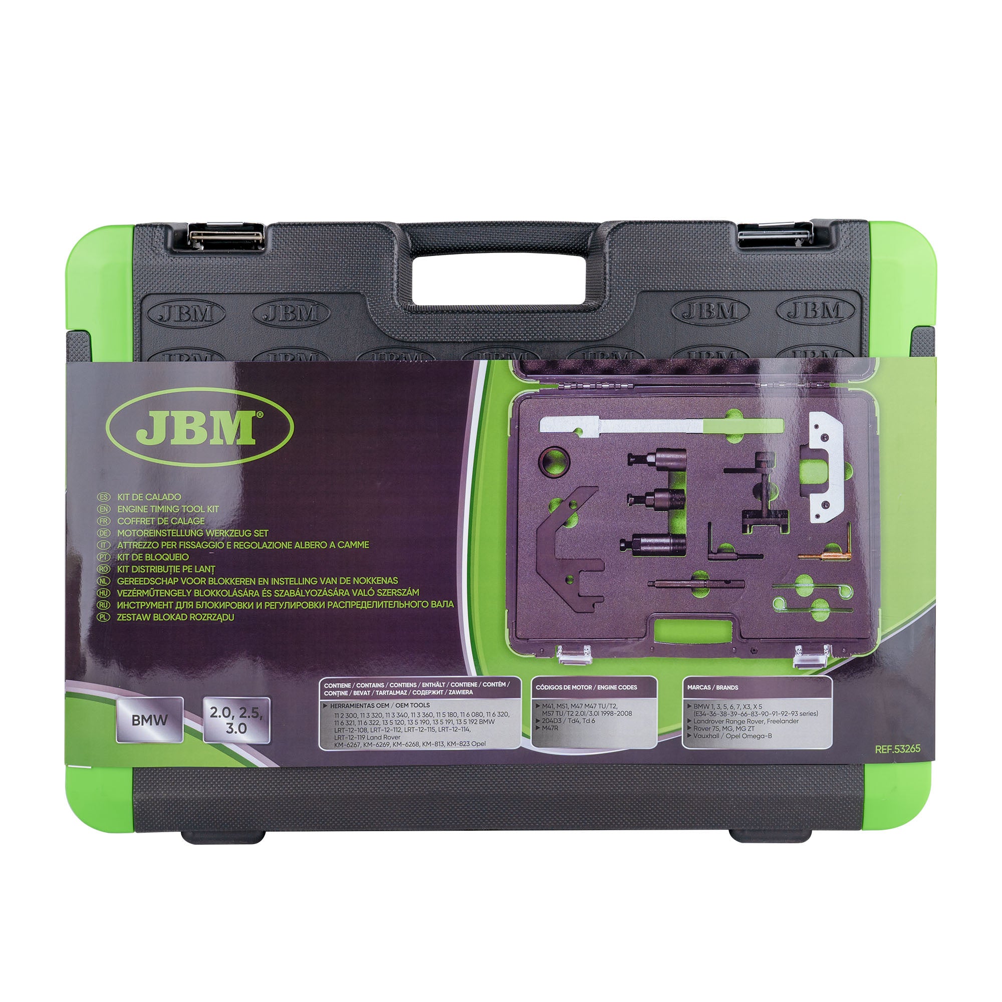 KIT DI MESSA IN FASE E REGOLAZIONE ALBERO A CAMME PER BMW DIESEL M47, M57, M41, M51 53265 JBM