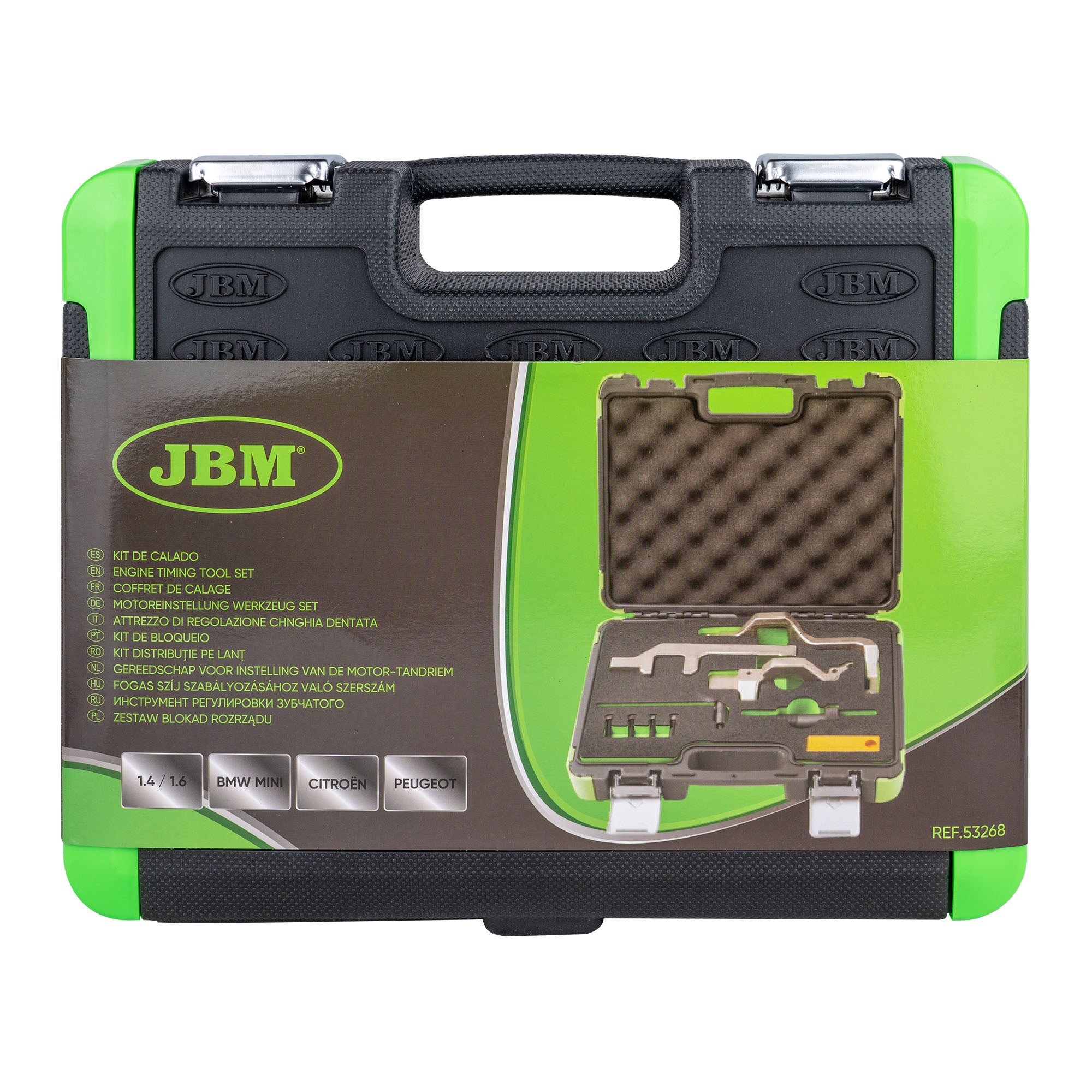 KIT DI MESSA IN FASE CINGHIA DENTATA PER BMW/MINI/PSA 1.4, 1.6 53268 JBM
