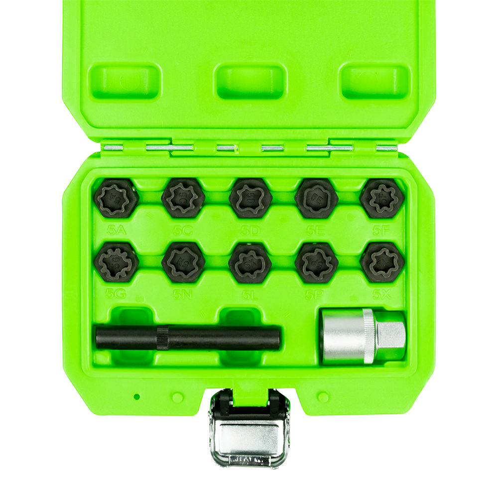 SET DI BUSSOLE PER RIMUOVERE LE VITI DI SICUREZZA PER MERCEDES 53328 JBM