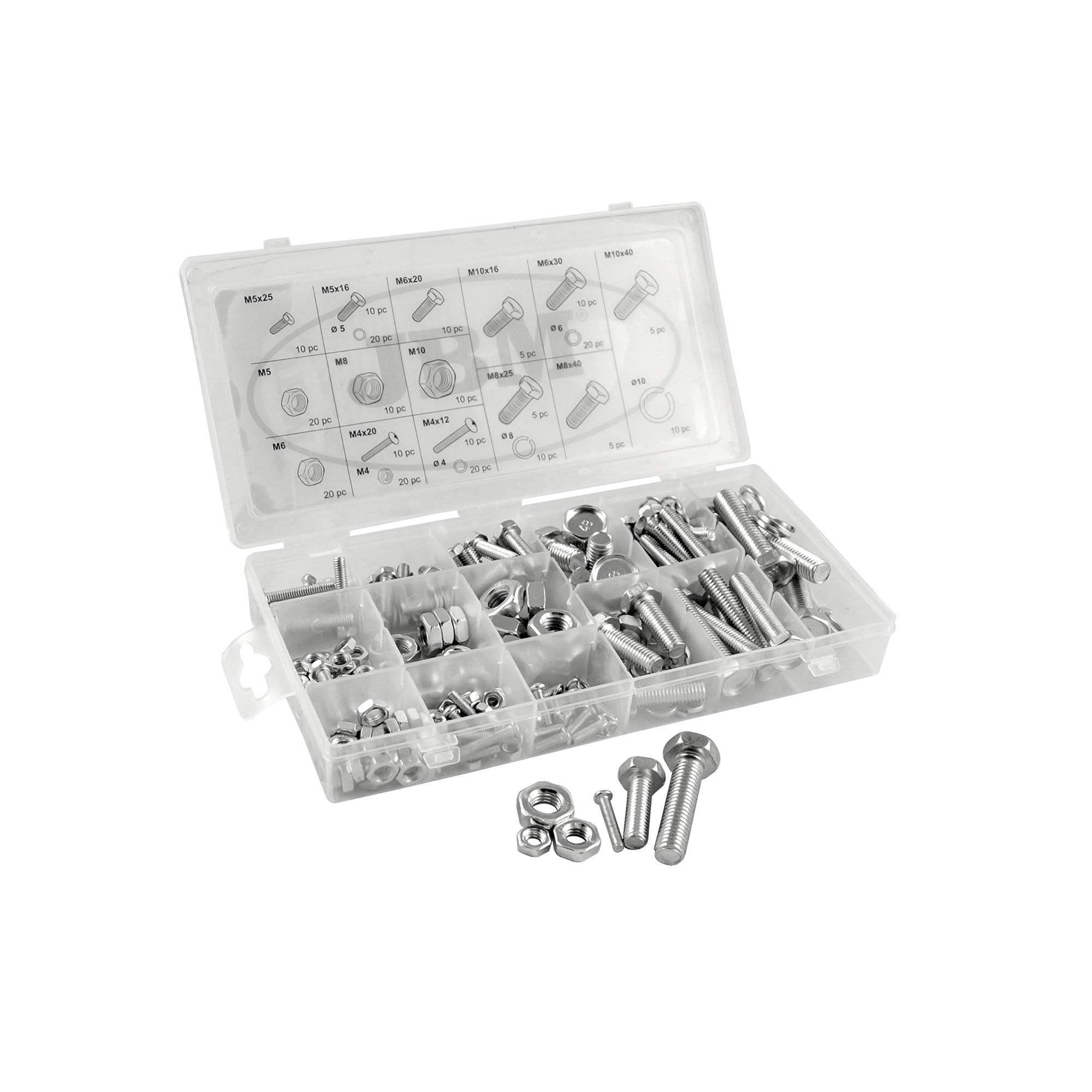ASTUCCIO DI VITI METRICHE CON TESTA ESAGONALE 53351 JBM