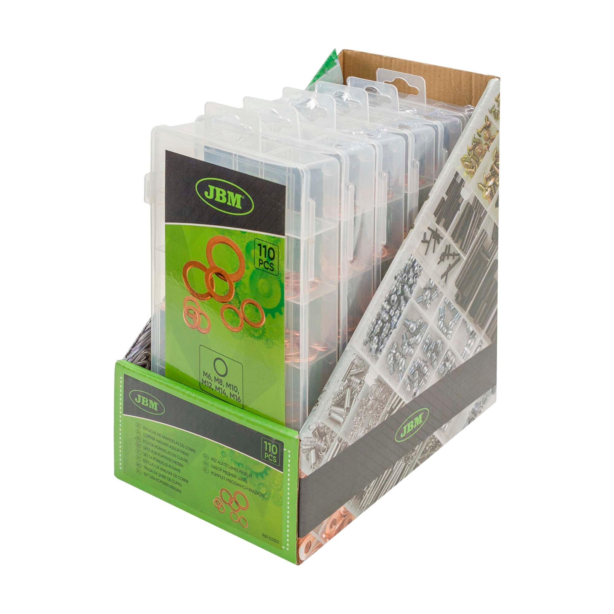 ASSORTIMENTO DI RONDELLE IN RAME 53353 JBM