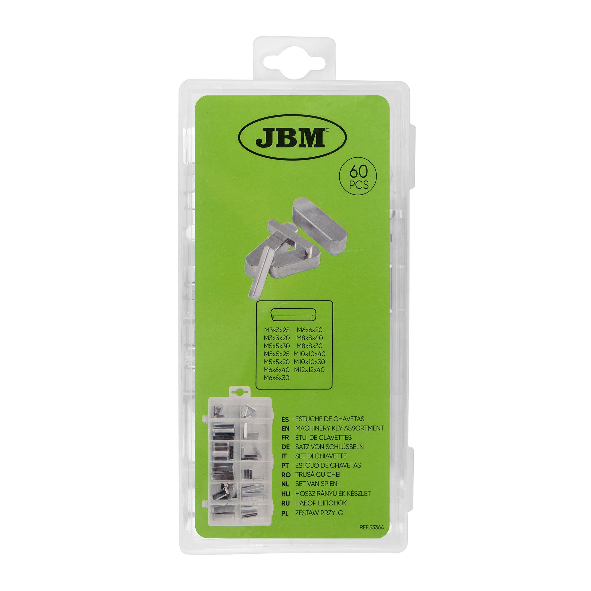 SET DI 60 CHIAVI IN CUSTODIA 53364 JBM