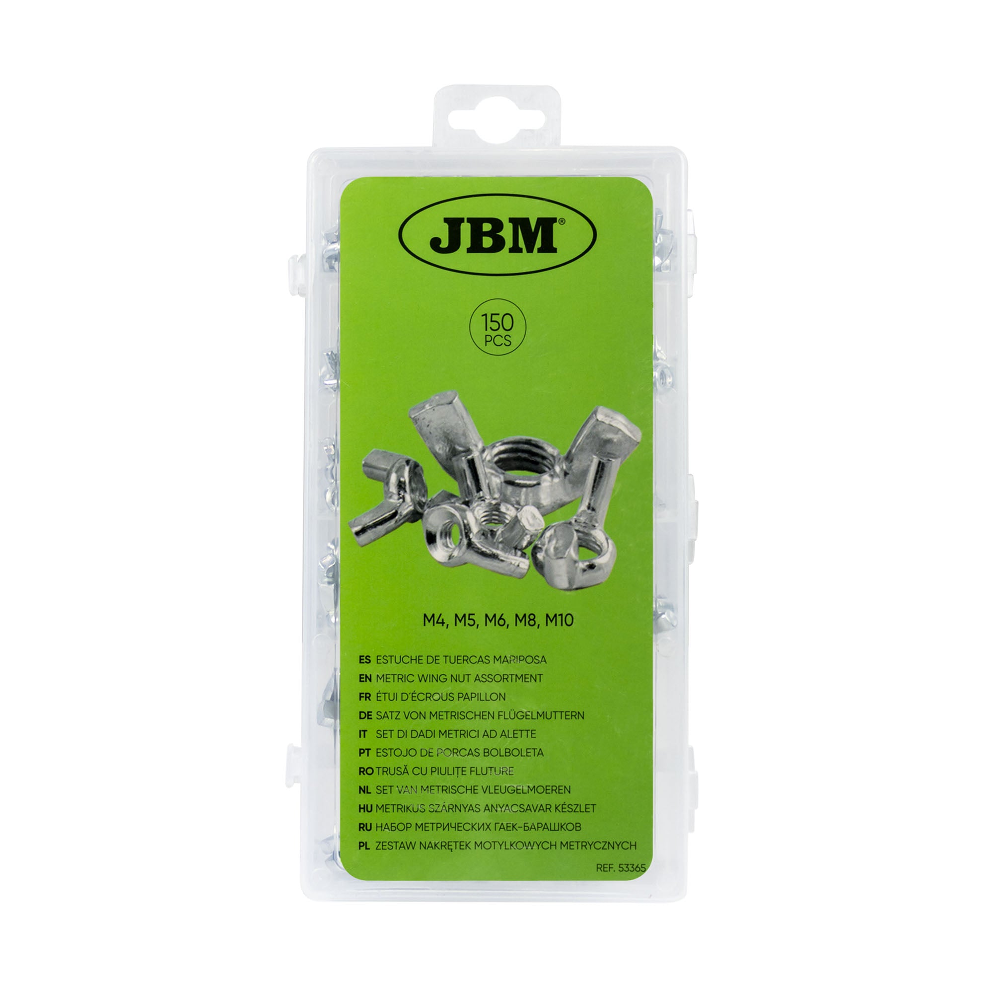ASTUCCIO DI DADI METRICI AD ALETTE 53365 JBM