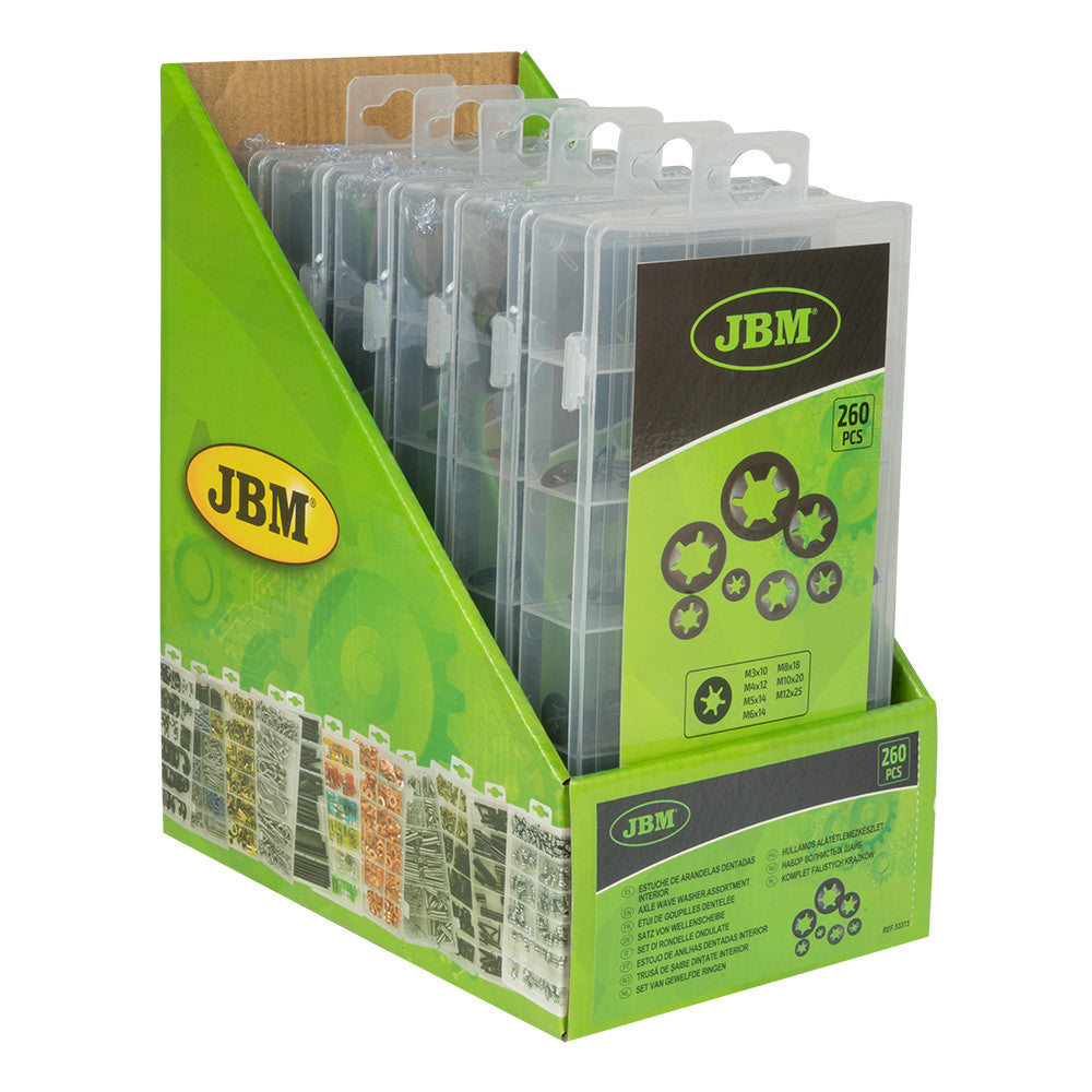 ASTUCCIO DI RONDELLE ONDULATE 53373 JBM