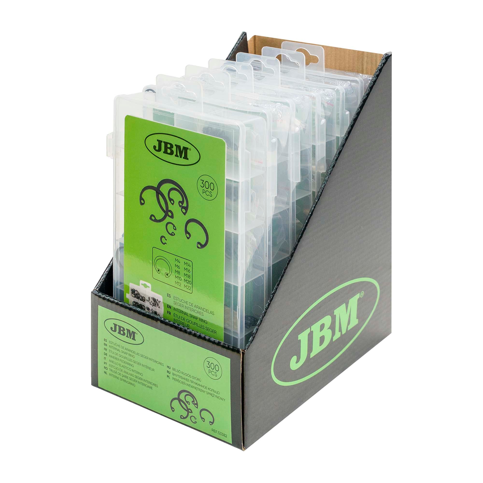 ASTUCCIO DI RONDELLE INTERNE SEEGER 53382 JBM