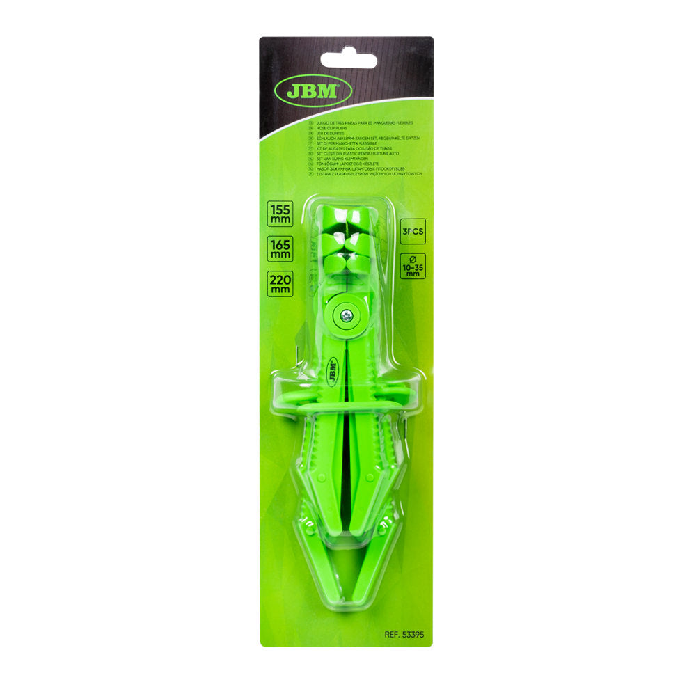 SET DI 3 PINZE PER MANICHETTA FLESSIBILE 53395 JBM