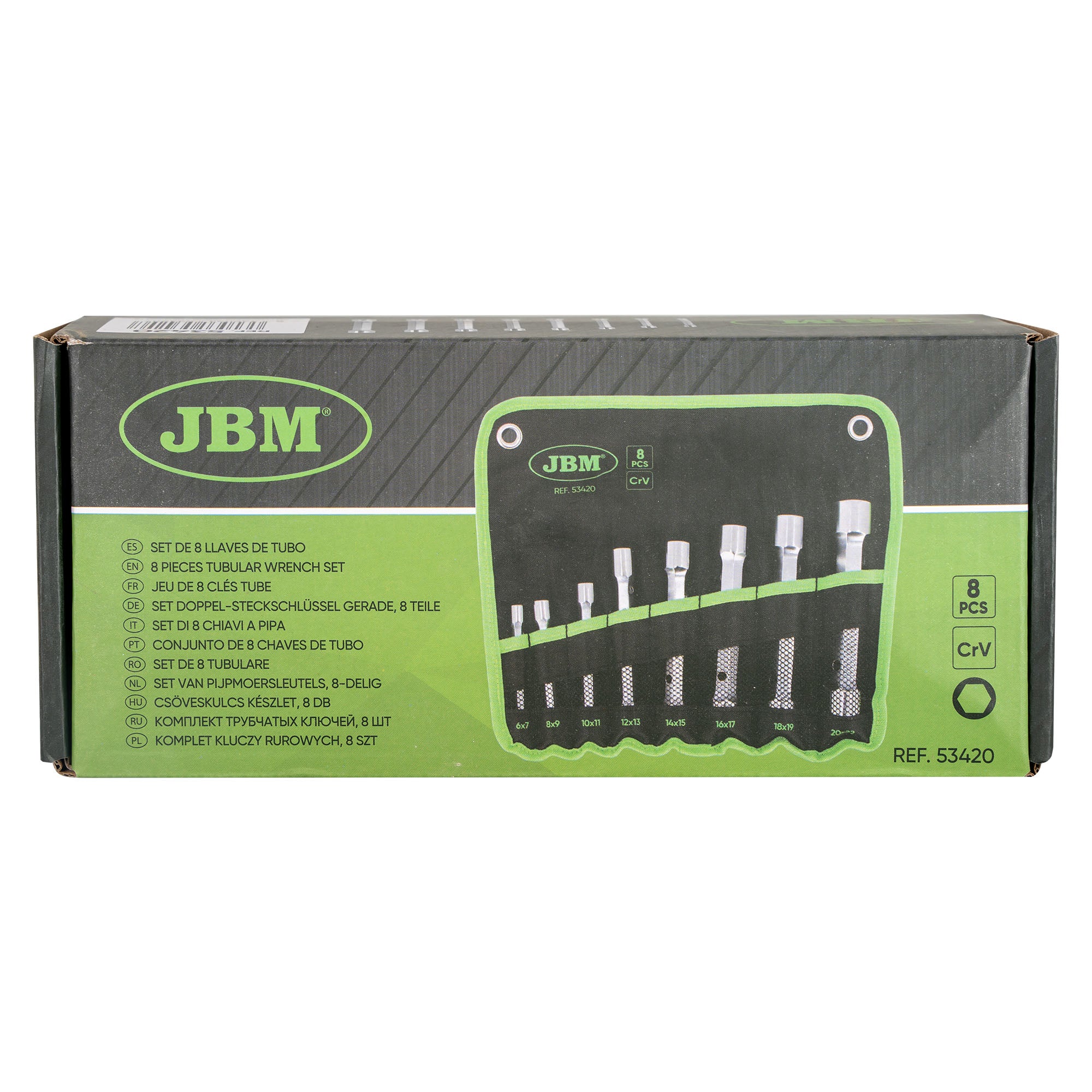 SET DI 8 CHIAVI A PIPA 53420 JBM