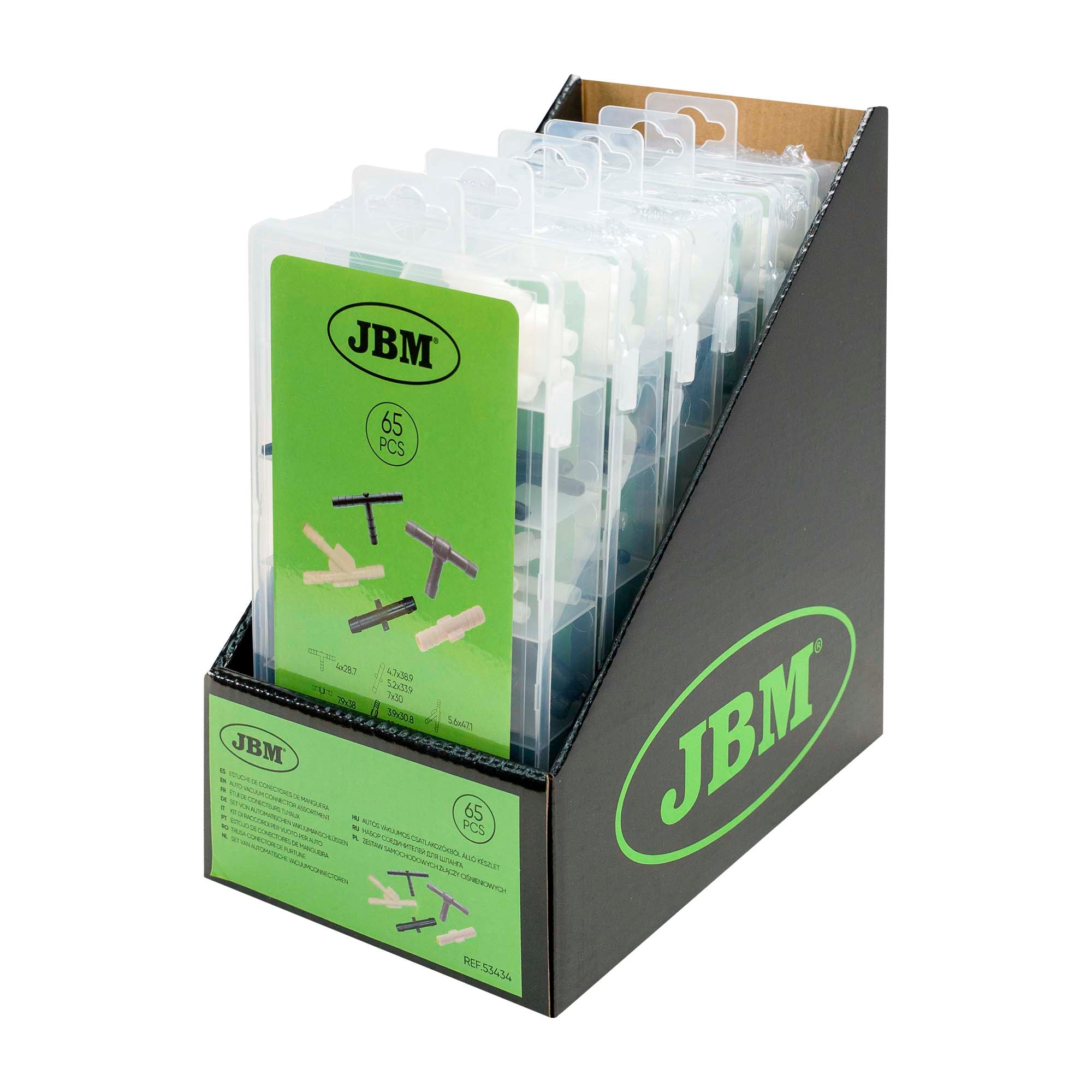 KIT DI 65 RACCORDI PER VUOTO PER AUTO 53434 JBM