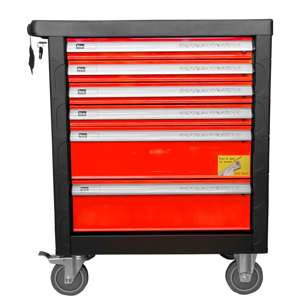 CARRELLO A 6 CASSETTI - ROSSO 53448 JBM