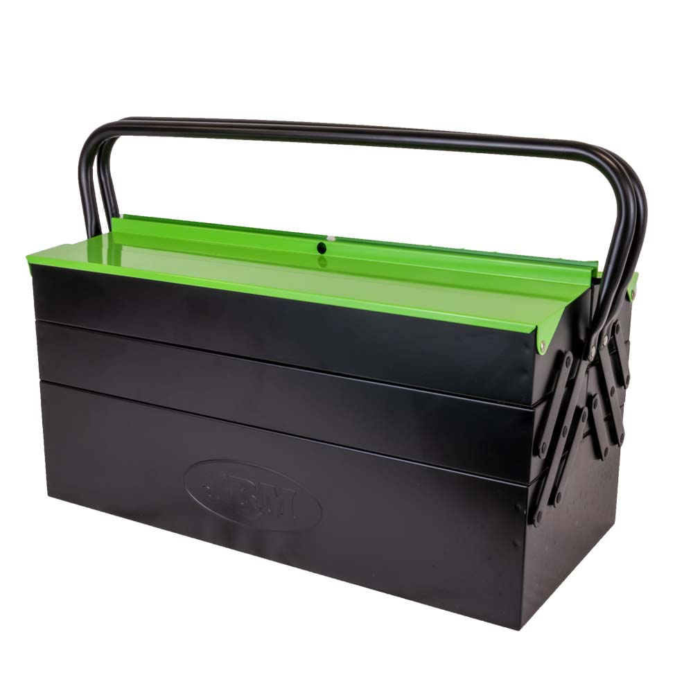 CASSETTA IN FERRO CON UTENSILI 63 PEZZI SATINATI JBM 53565