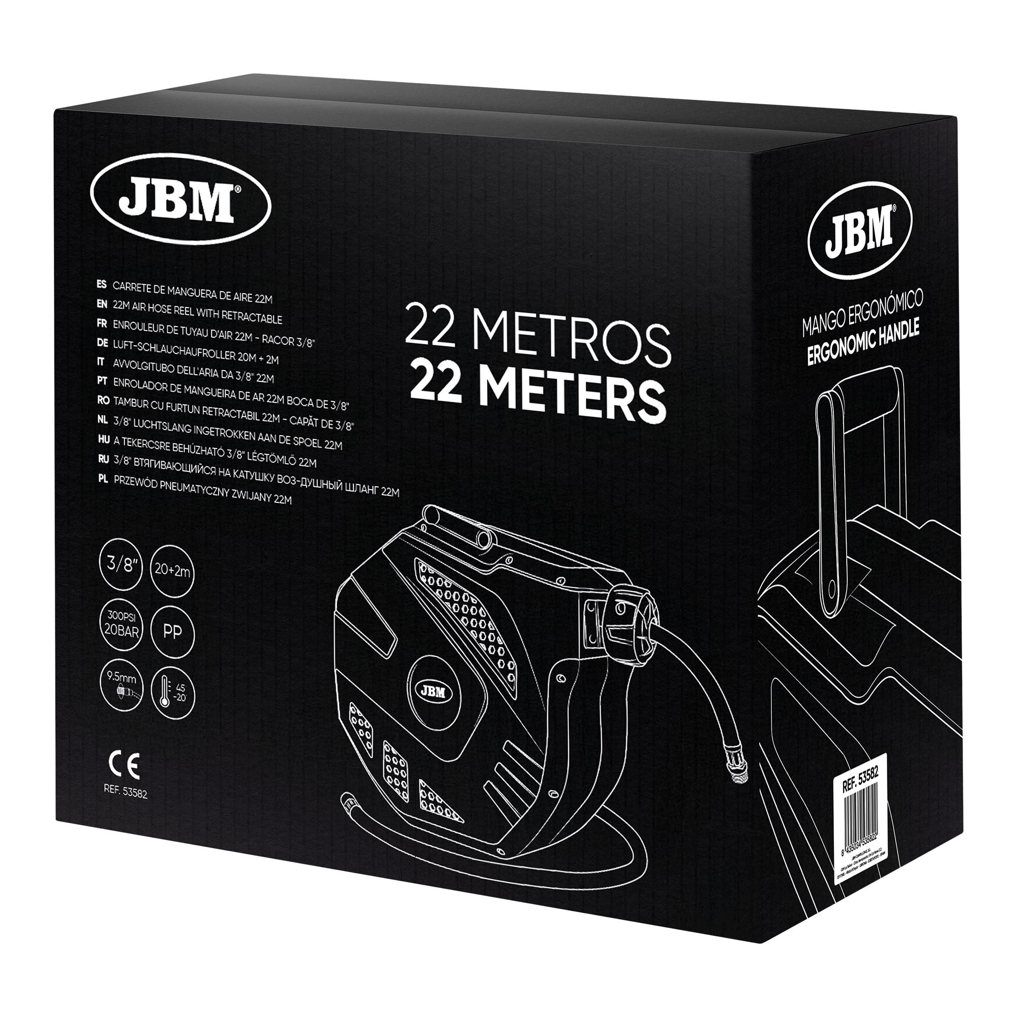 AVVOLGITUBO ARIA DA 20+2M - BLU JBM 53582