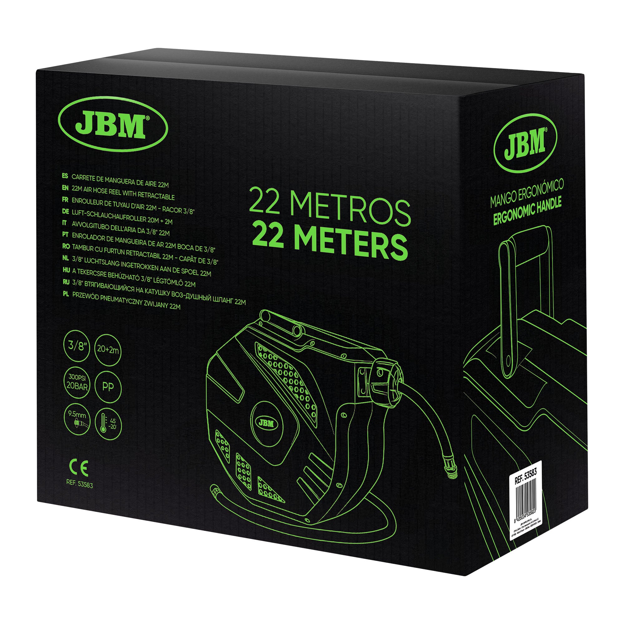 AVVOLGITUBO DELL'ARIA DA 20+2M - JBM 53583