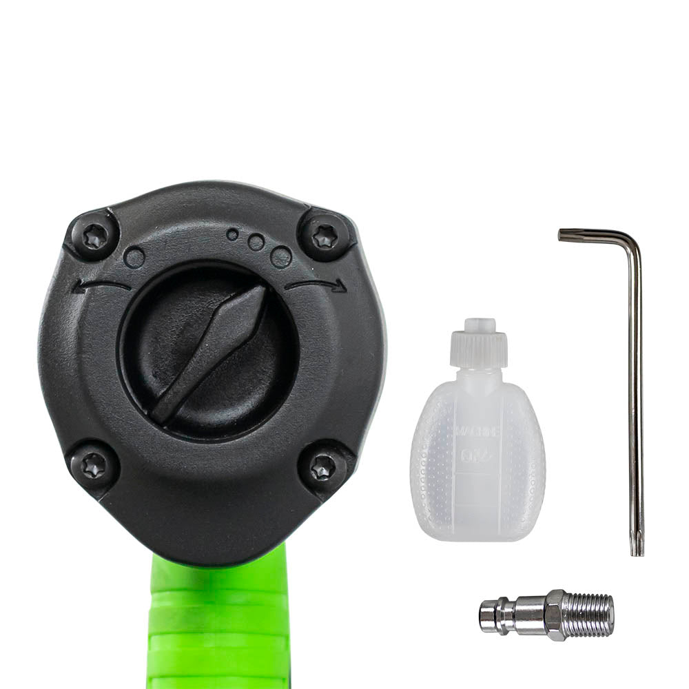 53608 AVVITATORE PNEUMATICO DA 1/2" 1200NM + 53882 AVVOLGITUBO ARIA DA 11M JBM