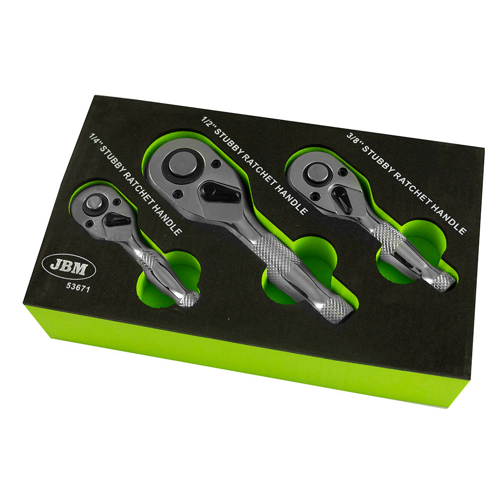 SET DI 3 CHIAVI A CRICCHETTO CORTE 53671 JBM
